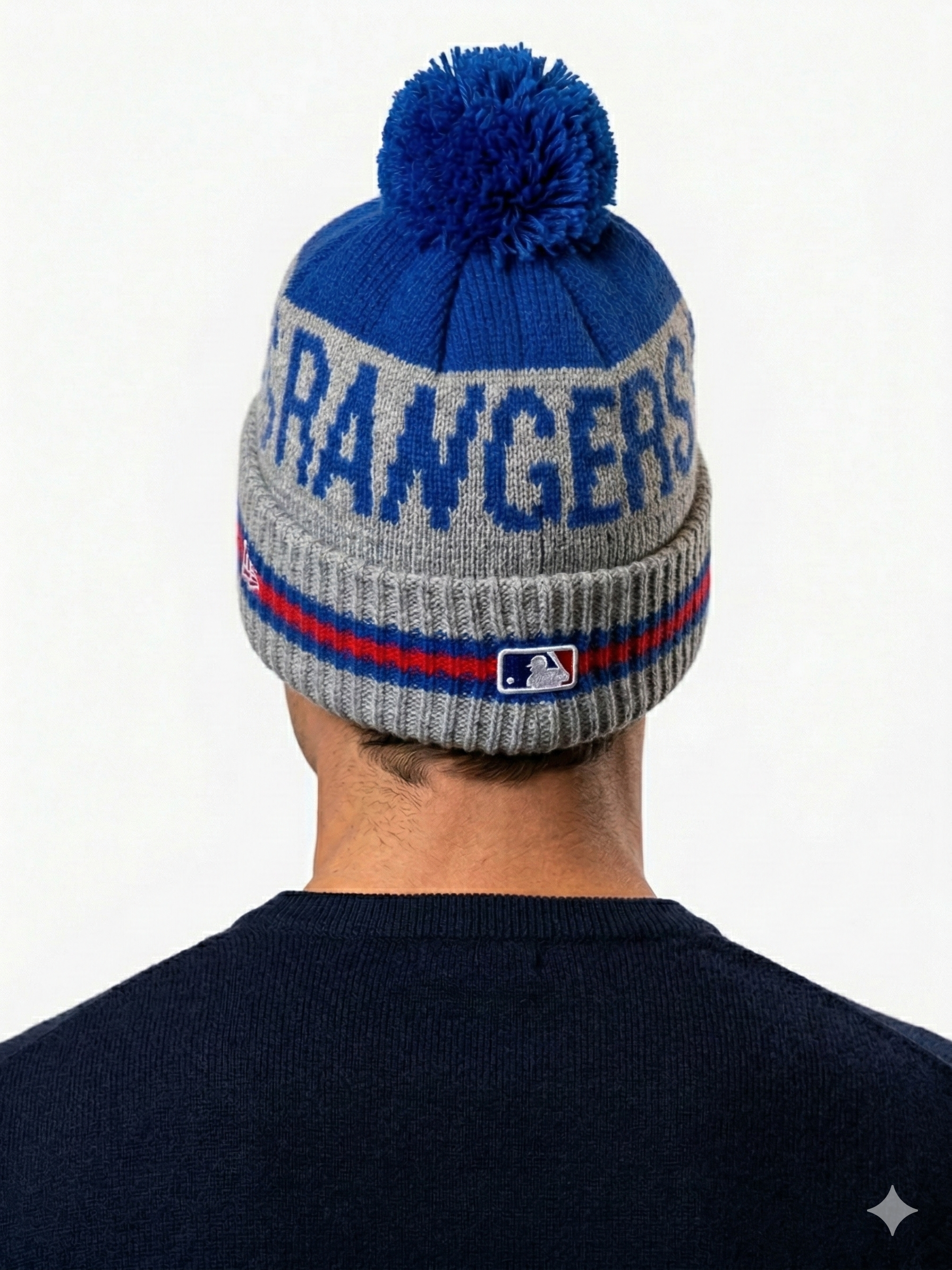 New Era MLB Pom Pom Knit Cuff Winter Beanie