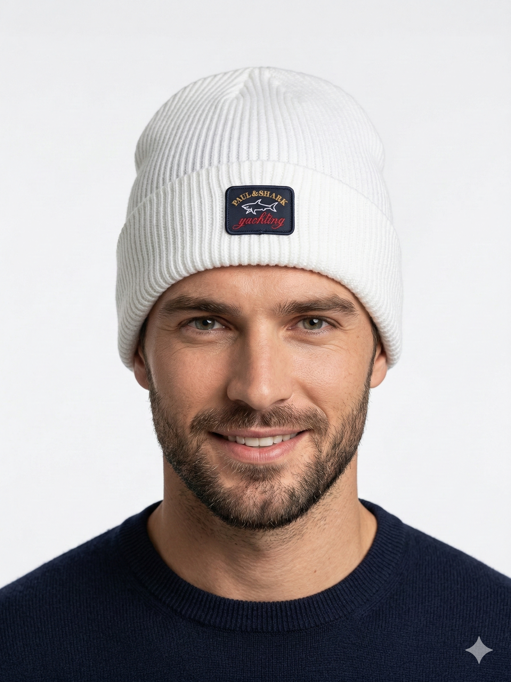 Paul & Shark Ribbed Wool Beanie