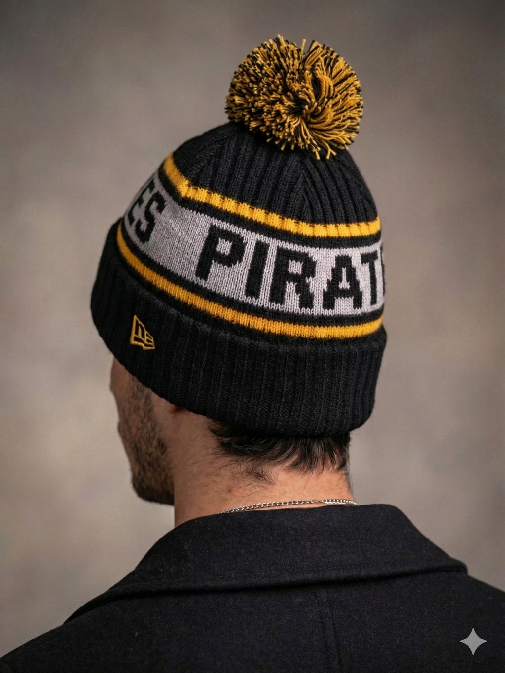 New Era MLB Pom Pom Knit Cuff Winter Beanie
