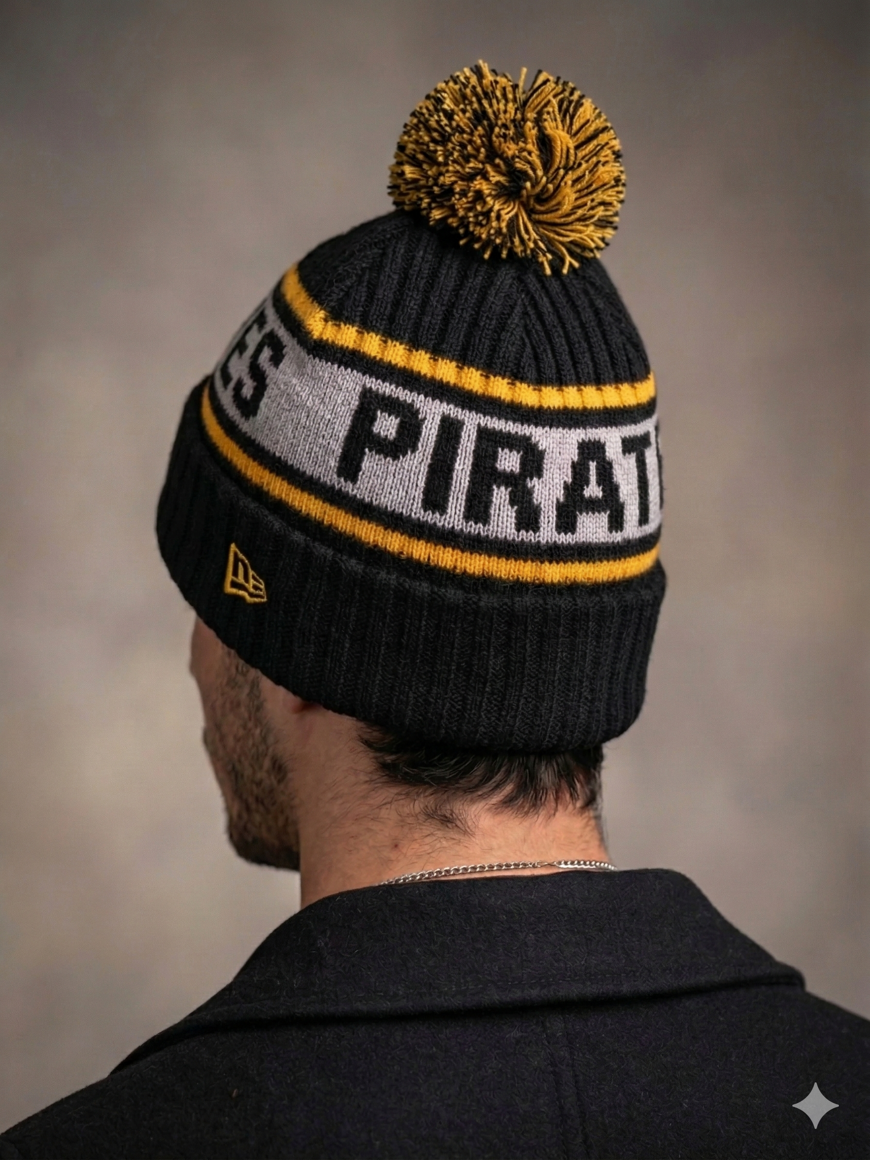 New Era MLB Pom Pom Knit Cuff Winter Beanie