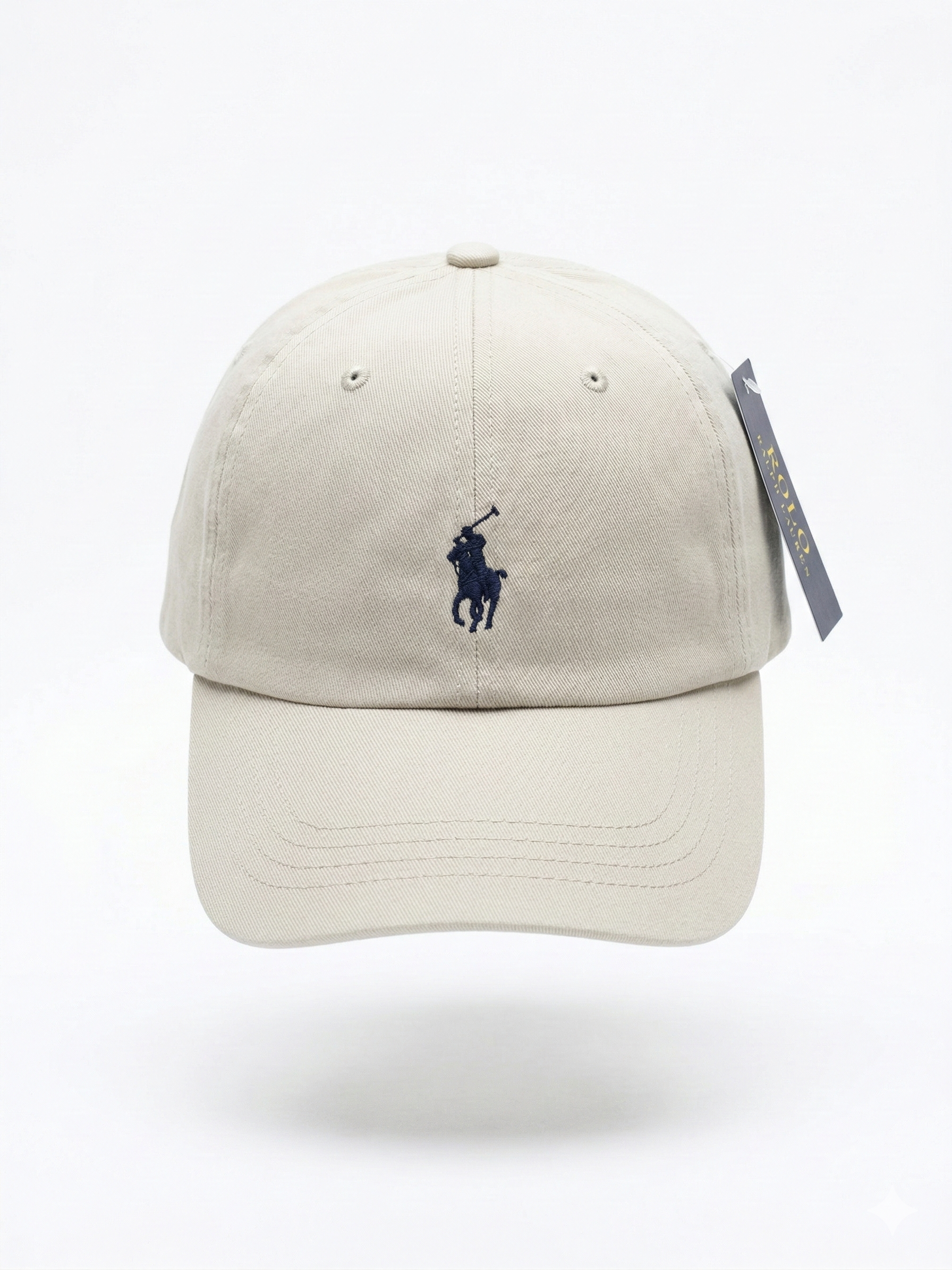 Polo Ralph Lauren Cotton Chino Baseball Cap with Black Logo