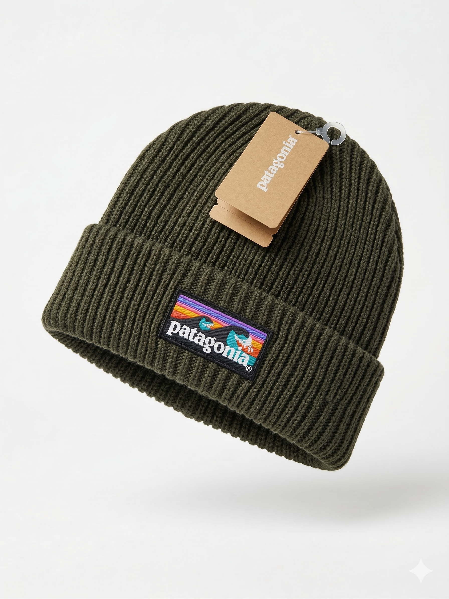 Patagonia Fishermans Beanie - Wave Logo Edition