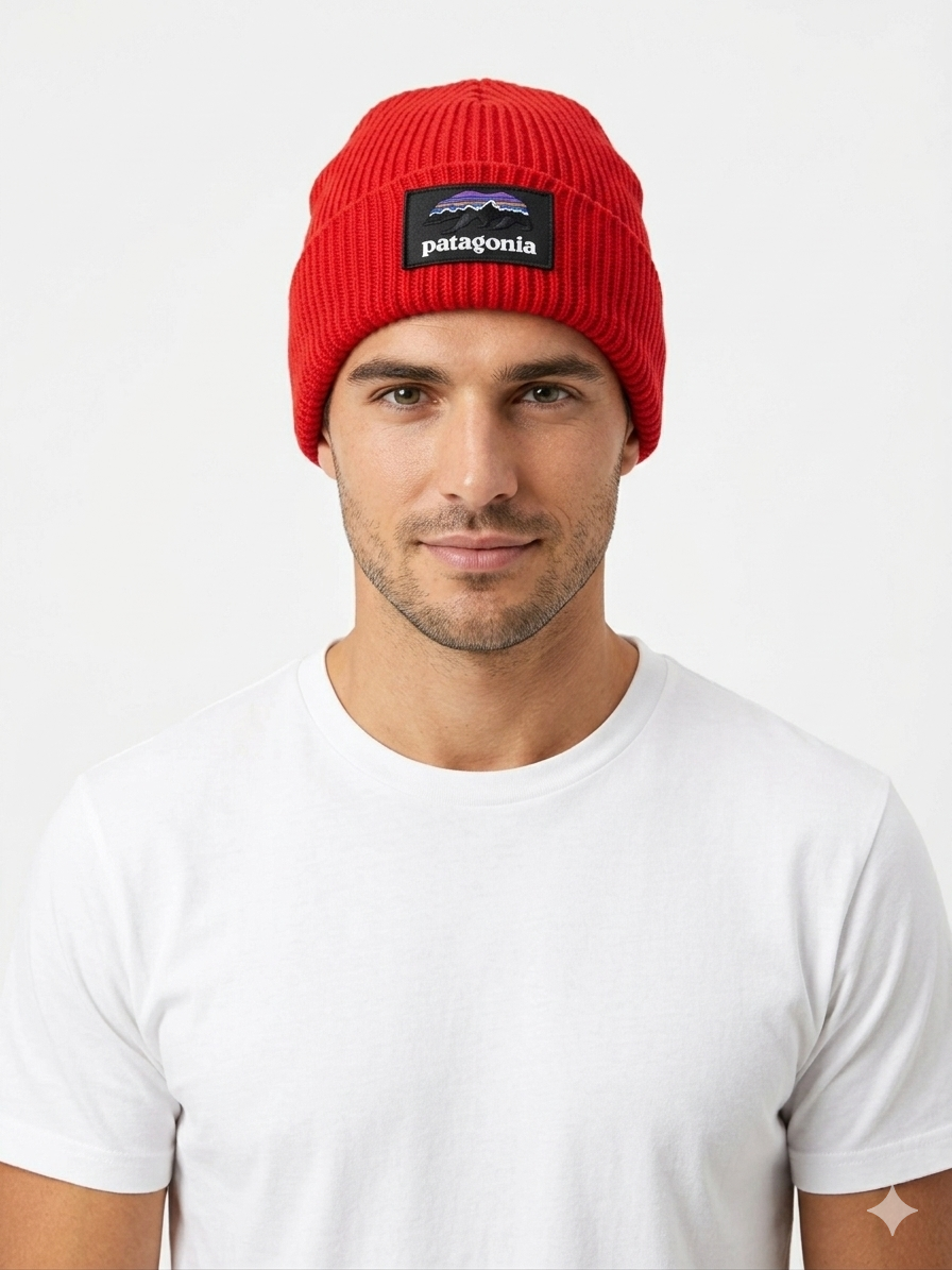 Patagonia Skyline Rectangle Badge Beanie