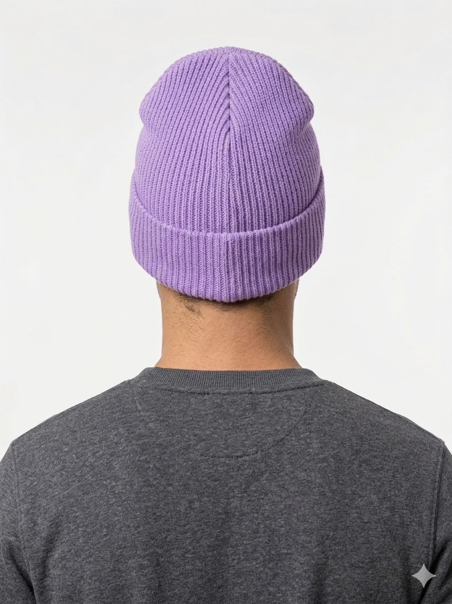 Carhartt WIP Essential Ribbed Knit Beanie with Brown Logo