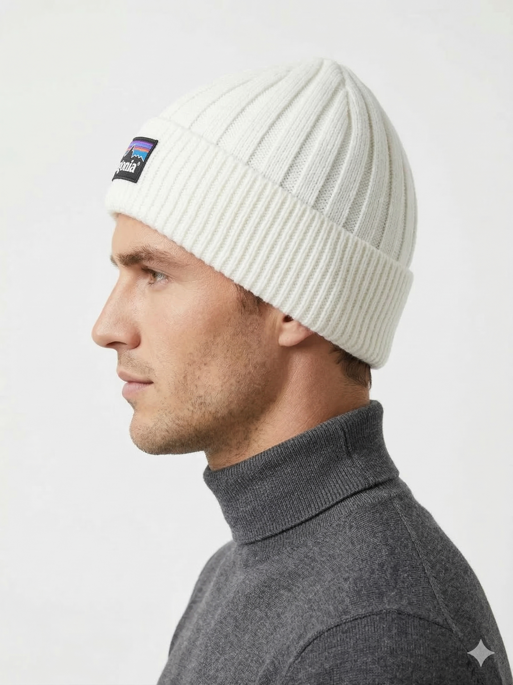 Patagonia P-6 Logo Chunky Knit Beanie