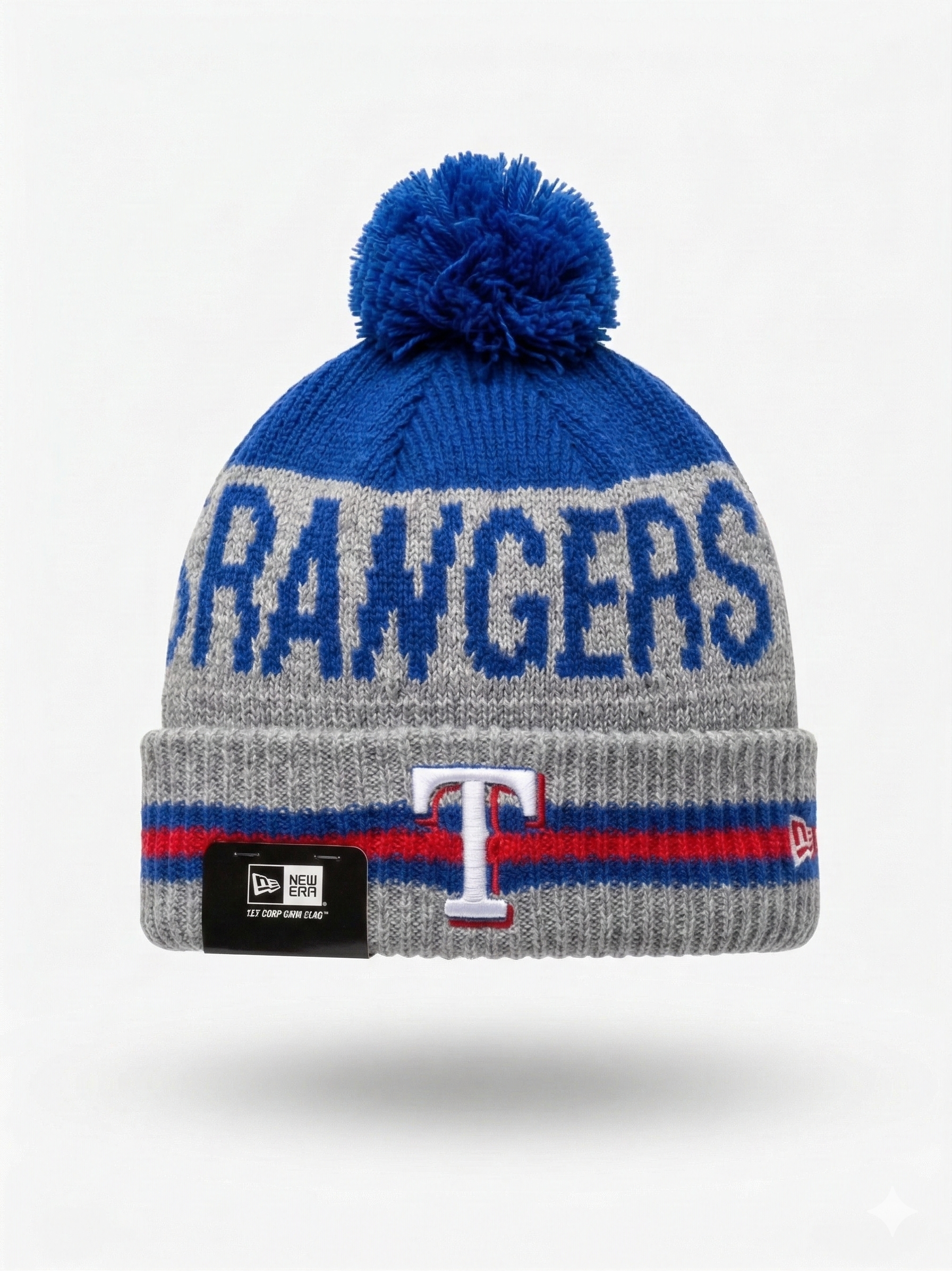 New Era MLB Pom Pom Knit Cuff Winter Beanie