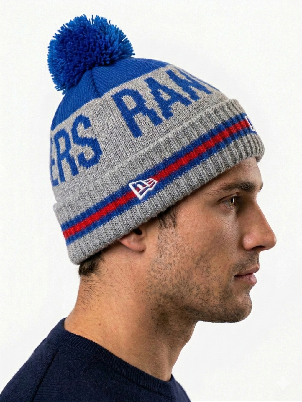New Era MLB Pom Pom Knit Cuff Winter Beanie