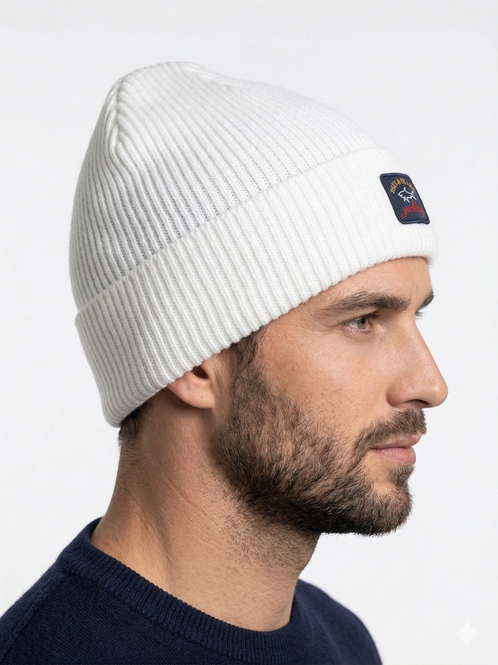 Paul & Shark Ribbed Wool Beanie
