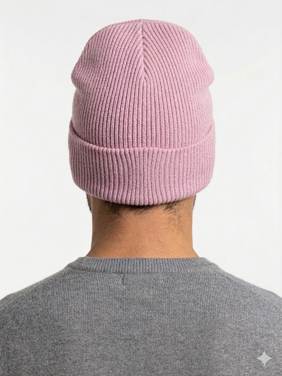 Carhartt WIP Essential Ribbed Knit Beanie with Brown Logo