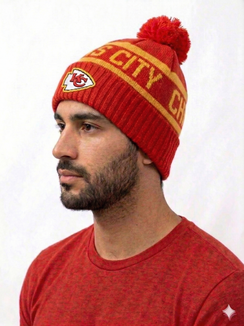 New Era MLB Pom Pom Knit Cuff Winter Beanie