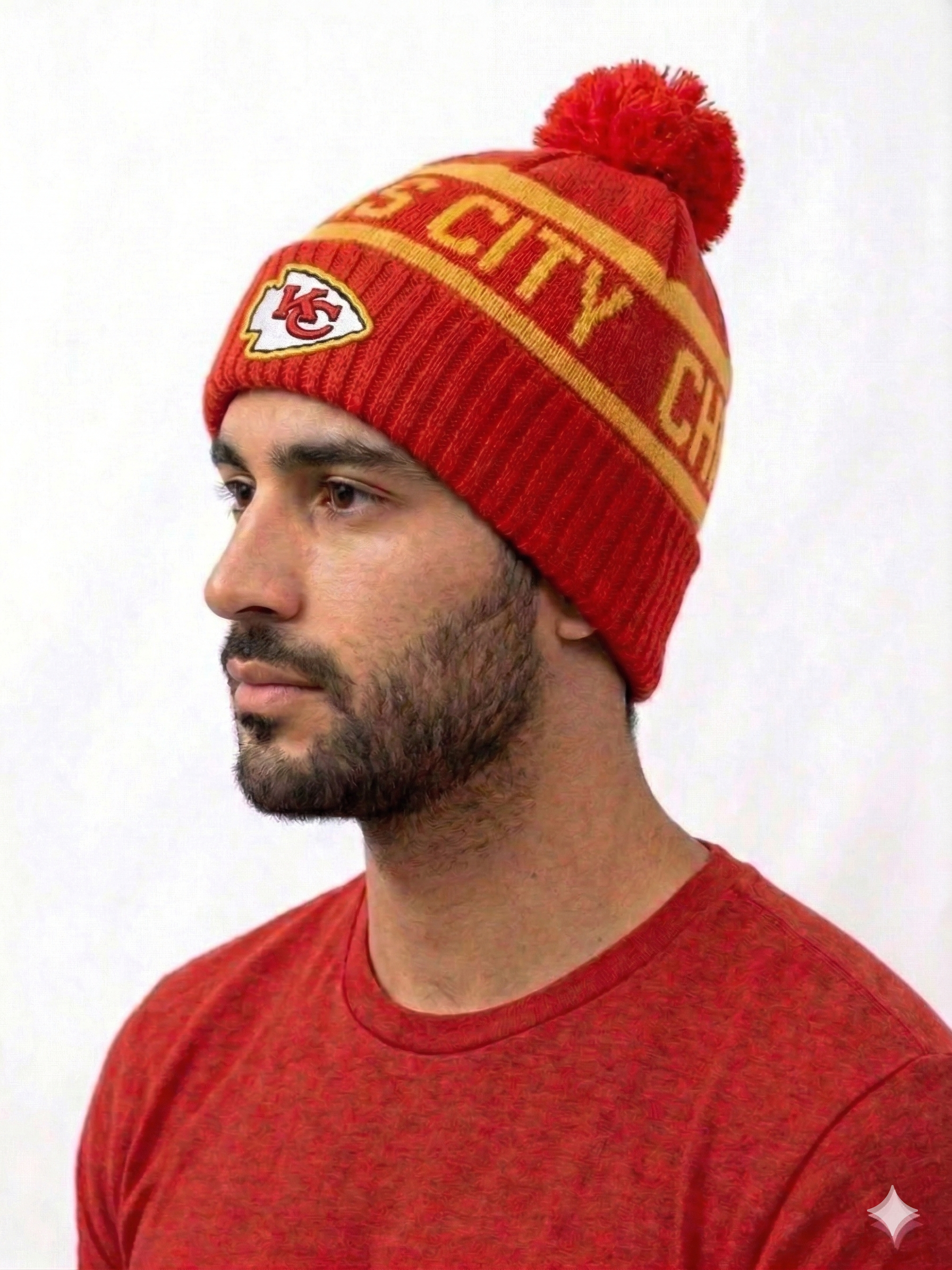 New Era MLB Pom Pom Knit Cuff Winter Beanie