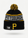 New Era MLB Pom Pom Knit Cuff Winter Beanie
