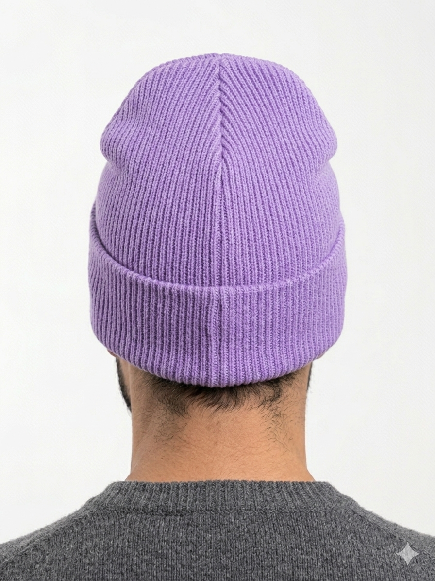 Carhartt WIP Essential Ribbed Knit Beanie with Brown Logo