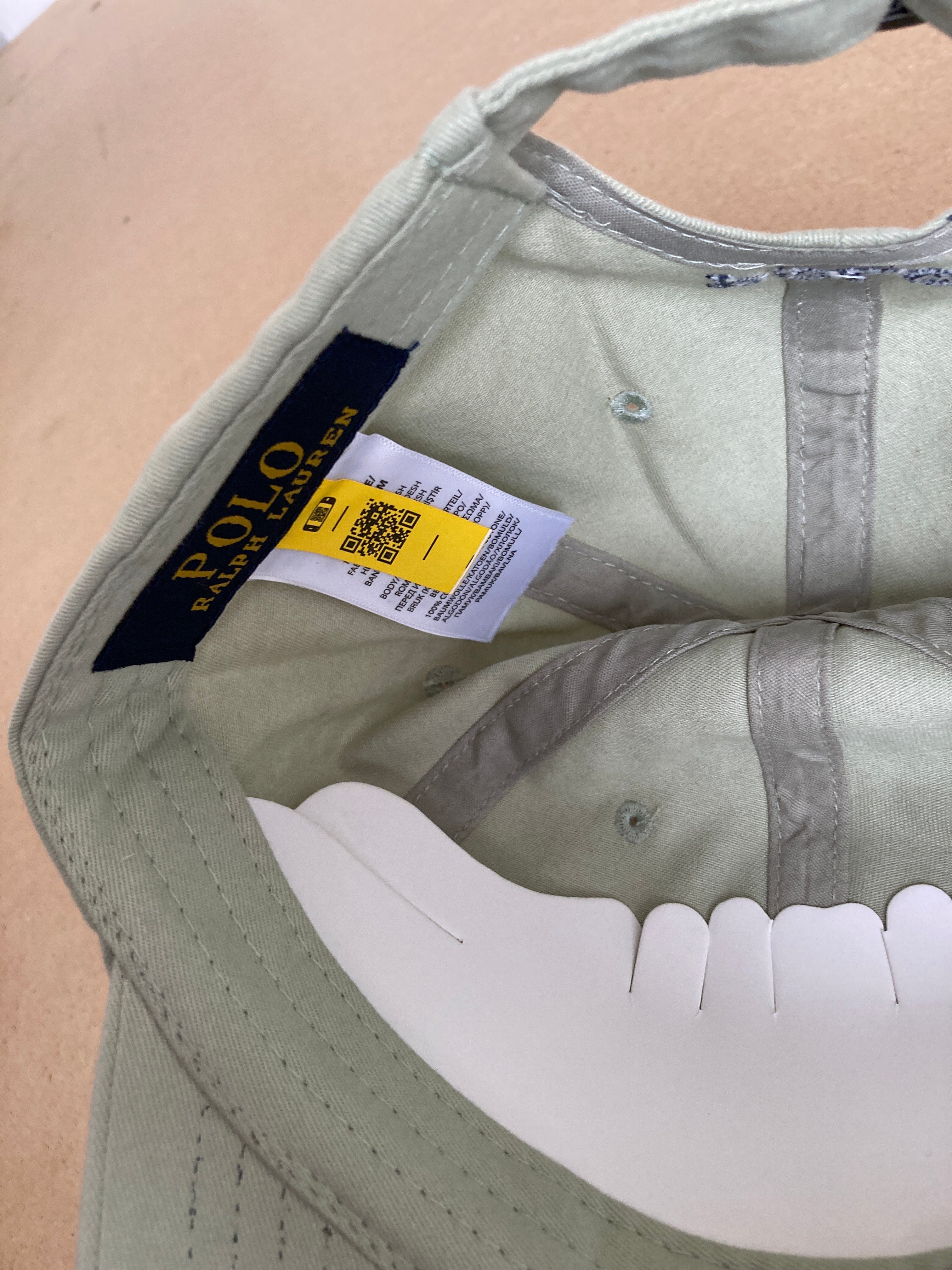 Polo Ralph Lauren Cotton Chino Baseball Cap with Black Logo