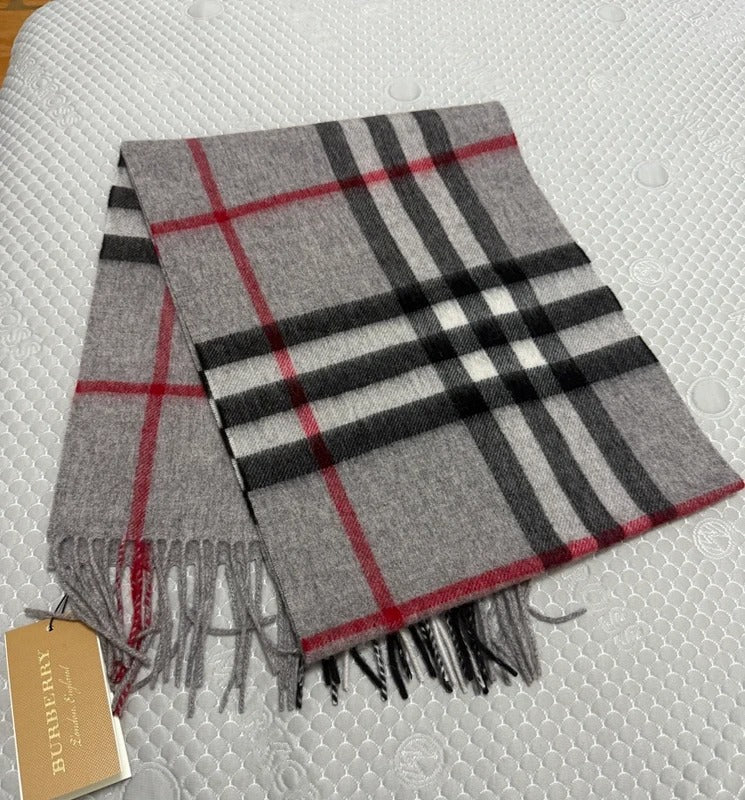 Cashmere Check Scarf