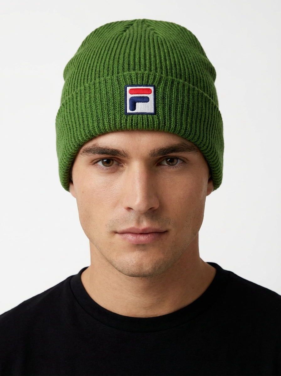 Fila Vintage Ribbed Knit Beanie