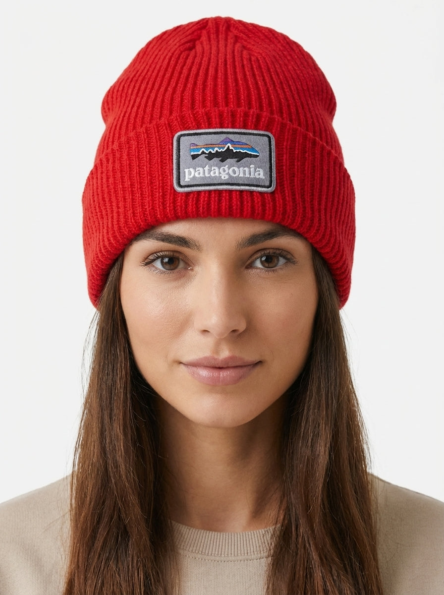 Patagonia Fishermen's Rolled Beanie Fitz Roy Trout
