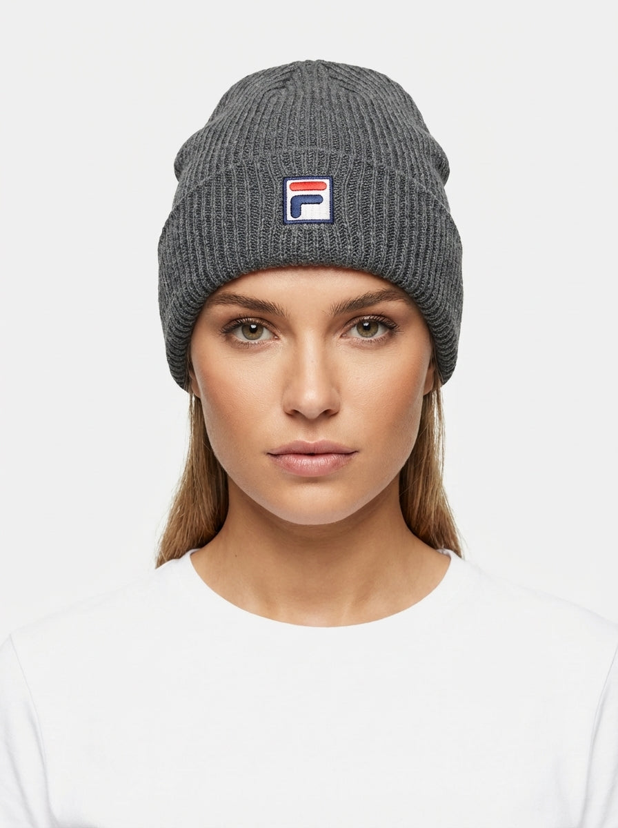 Fila Vintage Ribbed Knit Beanie