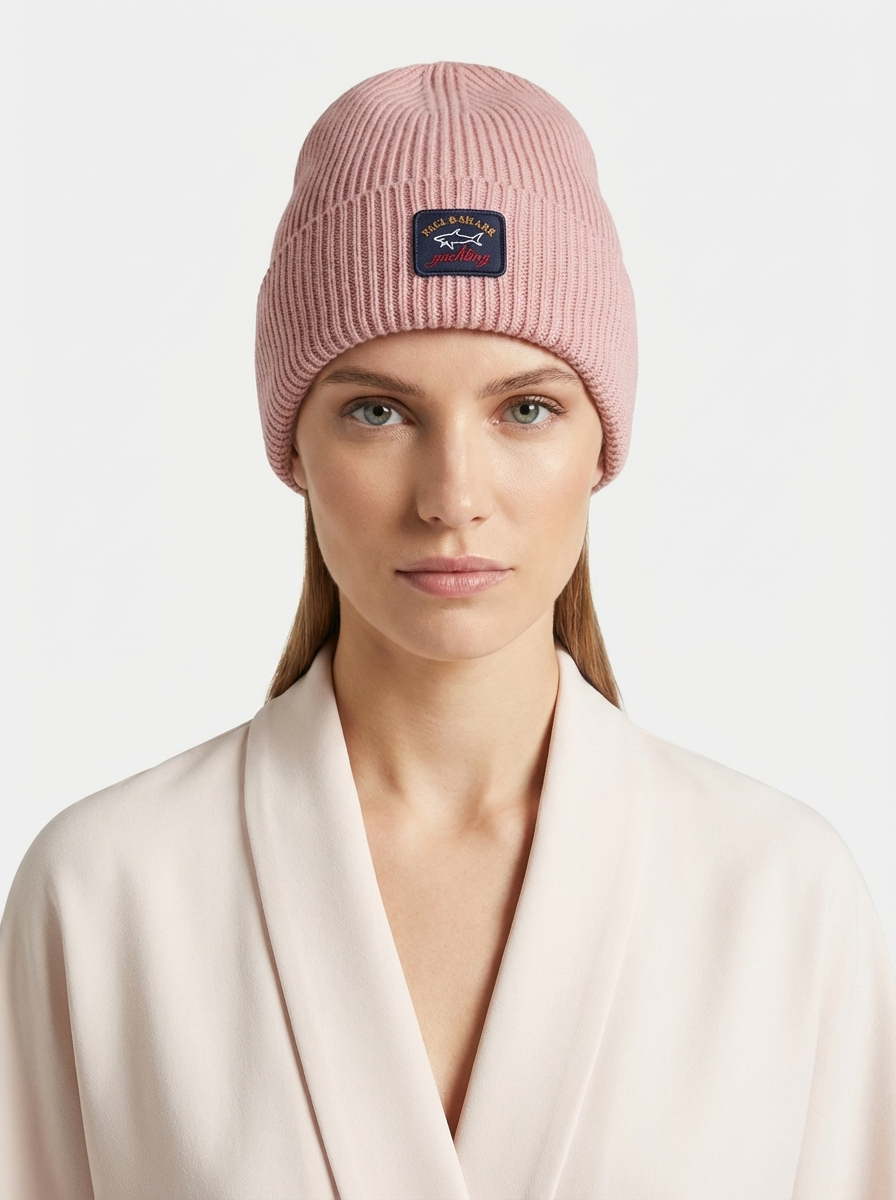 Paul & Shark Ribbed Wool Beanie