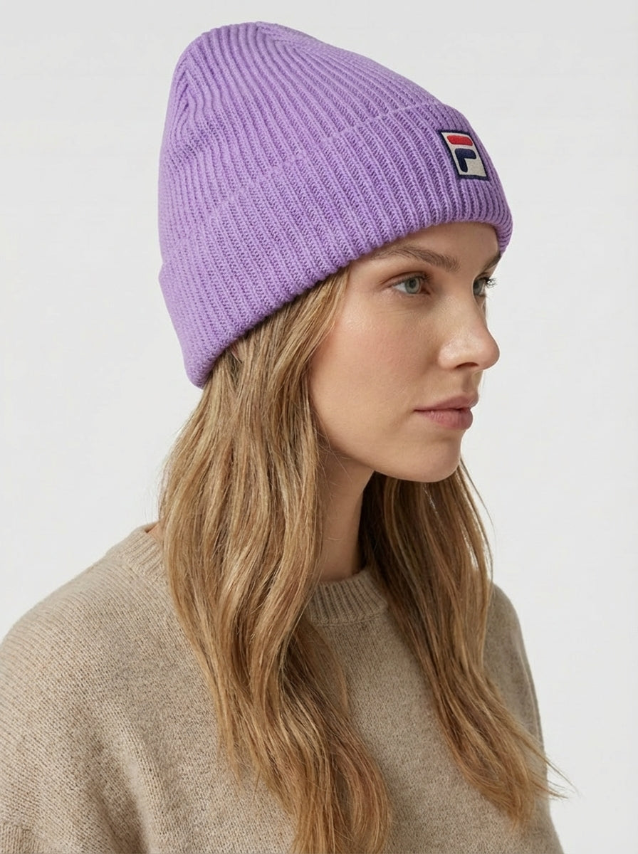 Fila Vintage Ribbed Knit Beanie
