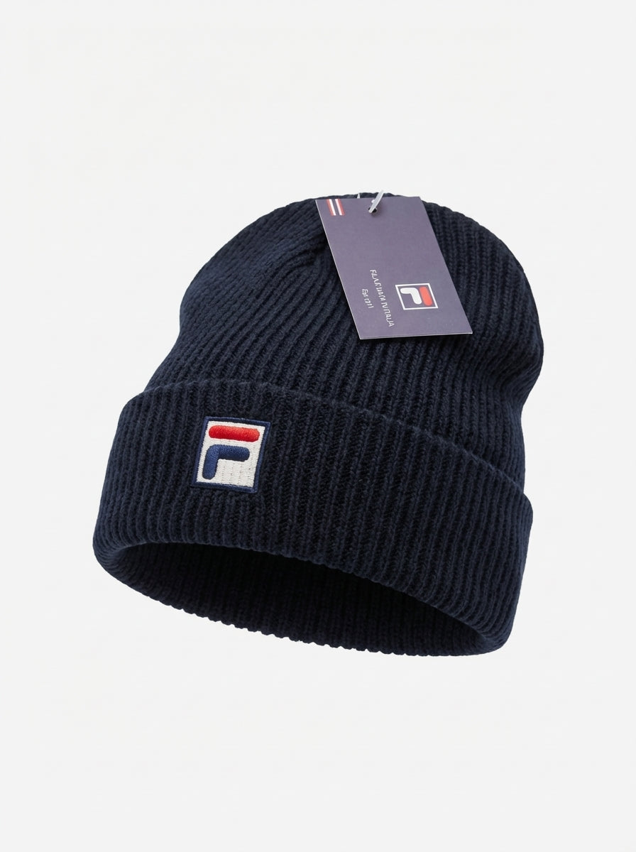 Fila Vintage Ribbed Knit Beanie