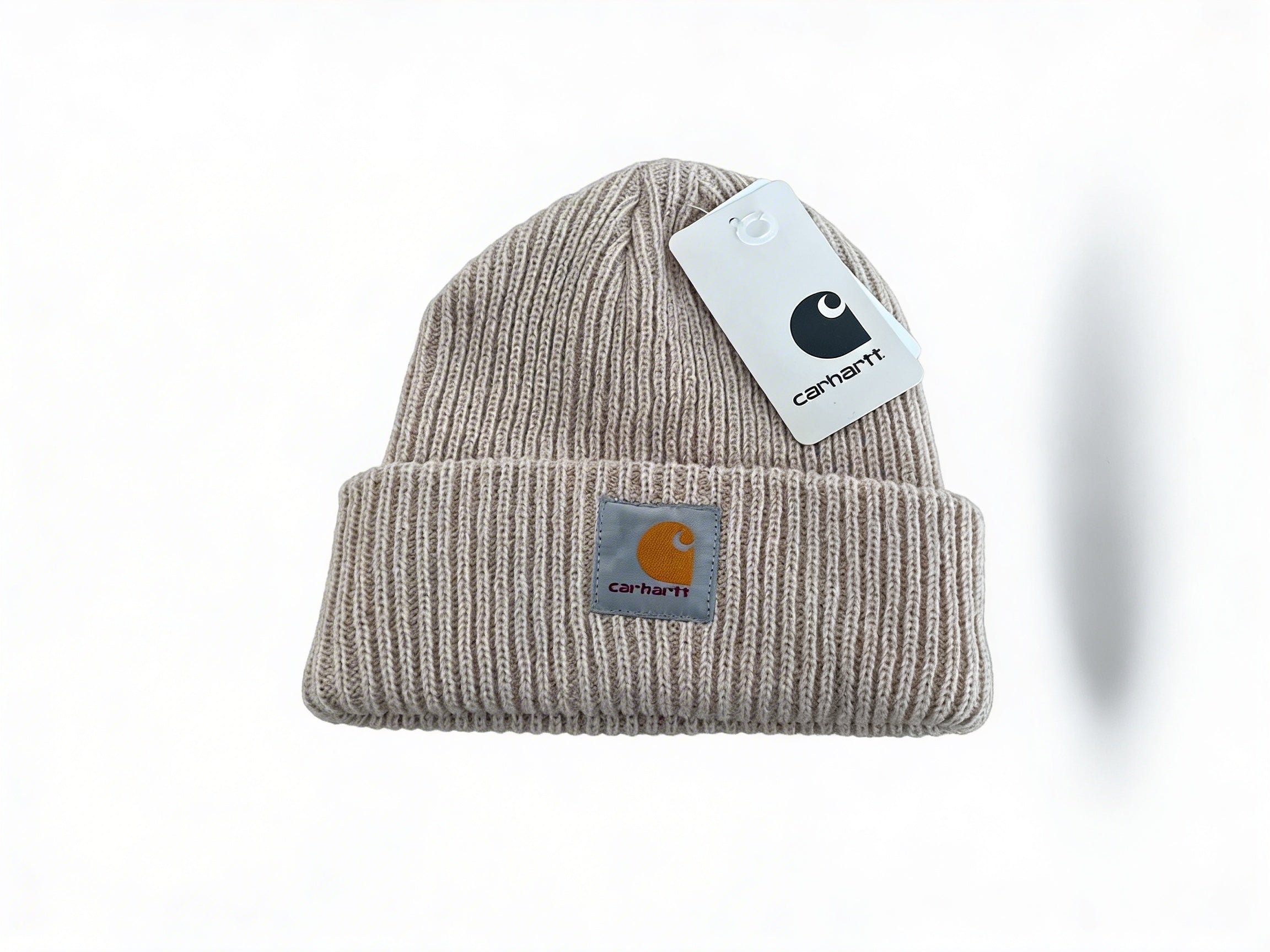 Carhartt Knit Beanie with Grey Logo Patch