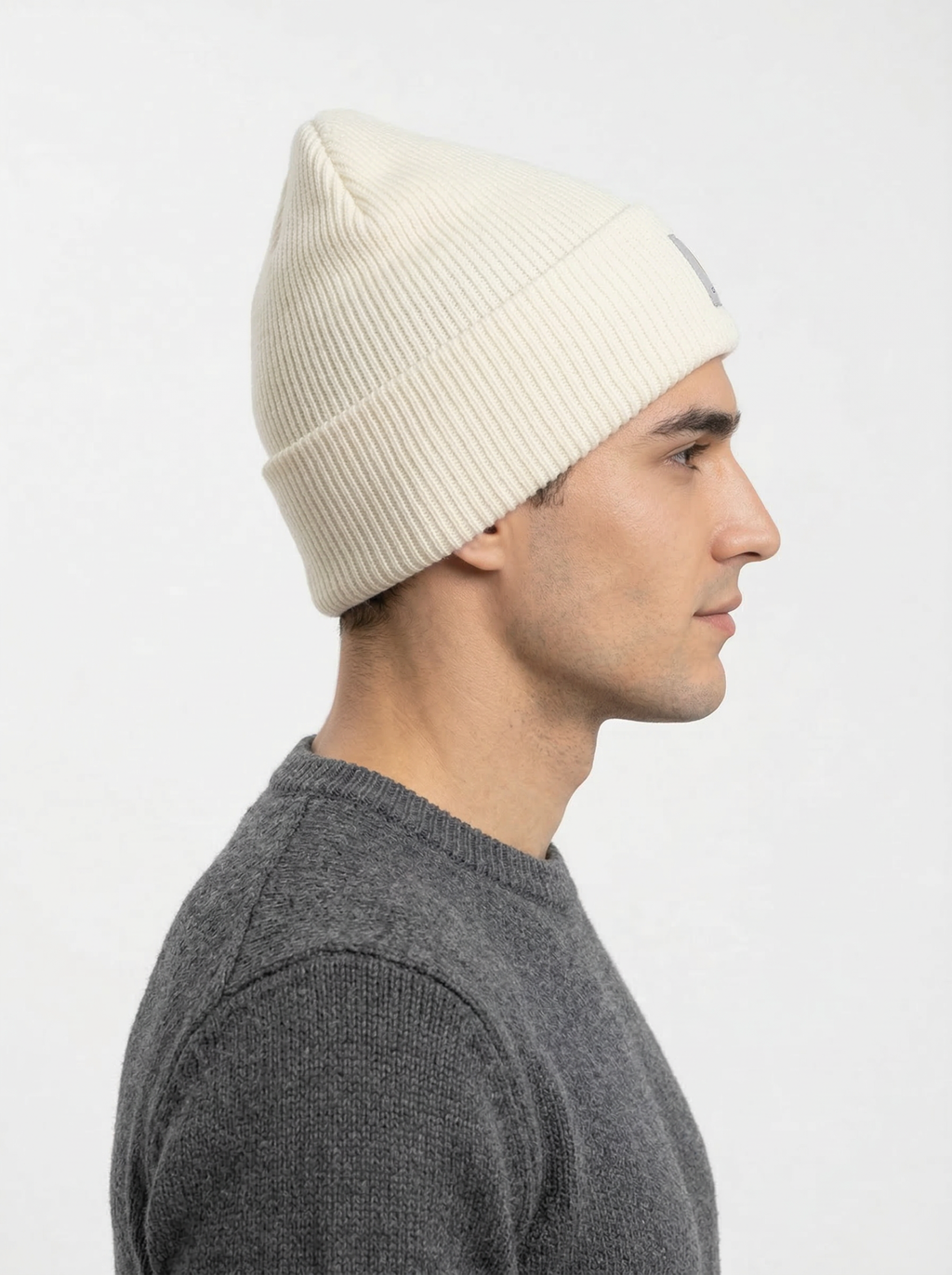 Carhartt Knit Beanie with Grey Logo Patch
