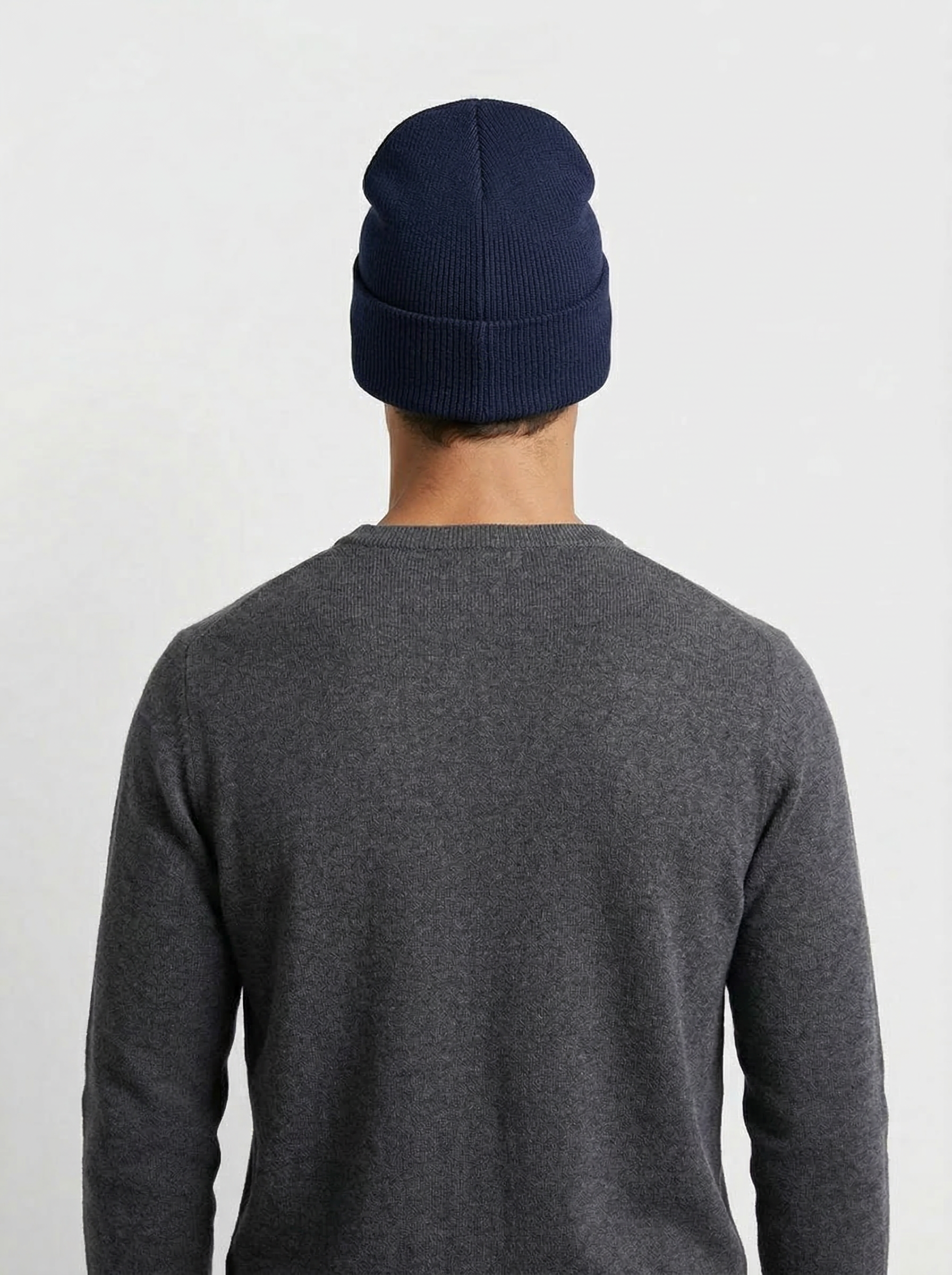 Carhartt WIP Essential Ribbed Knit Beanie with Brown Logo