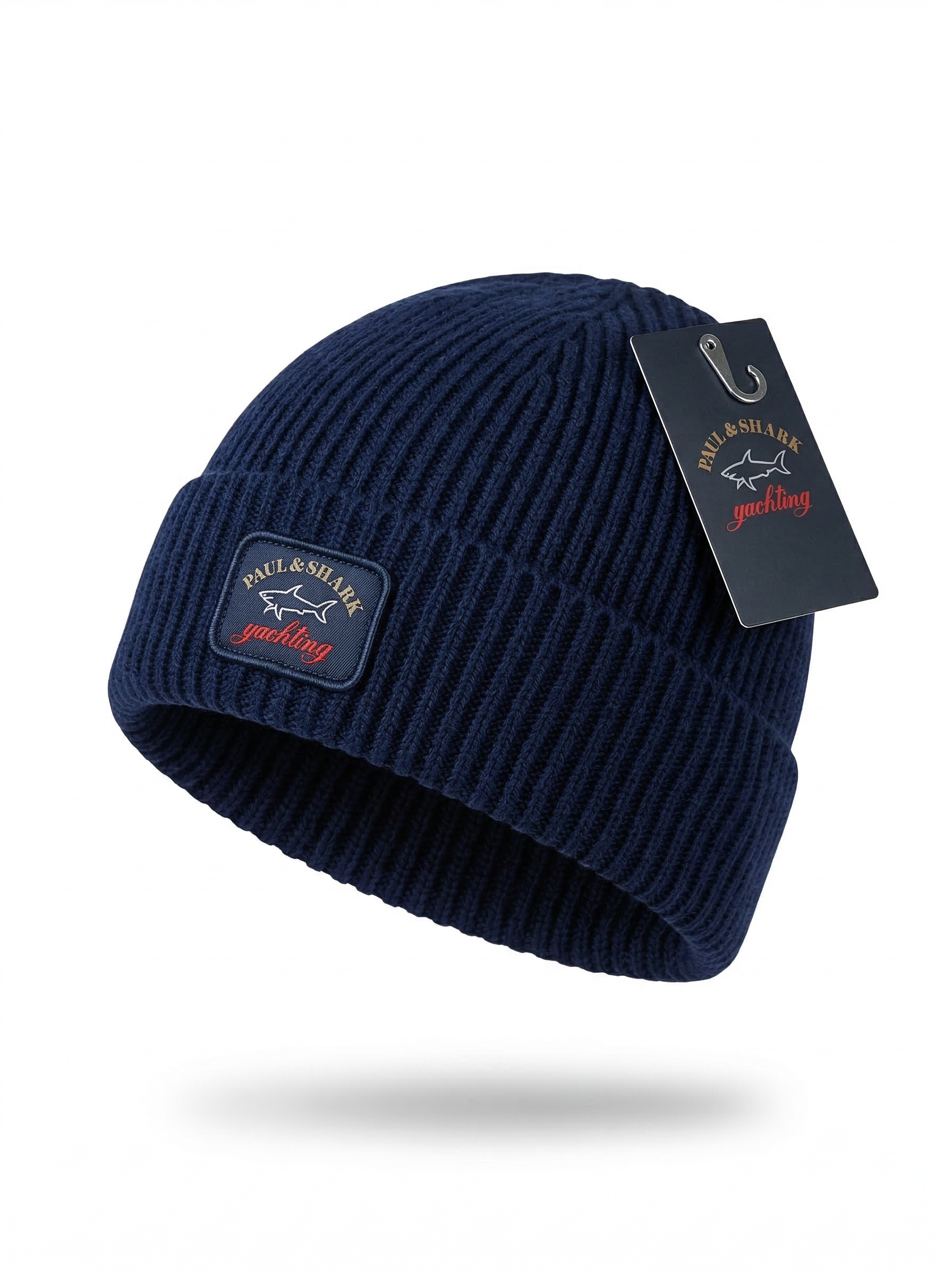 Paul & Shark Ribbed Wool Beanie