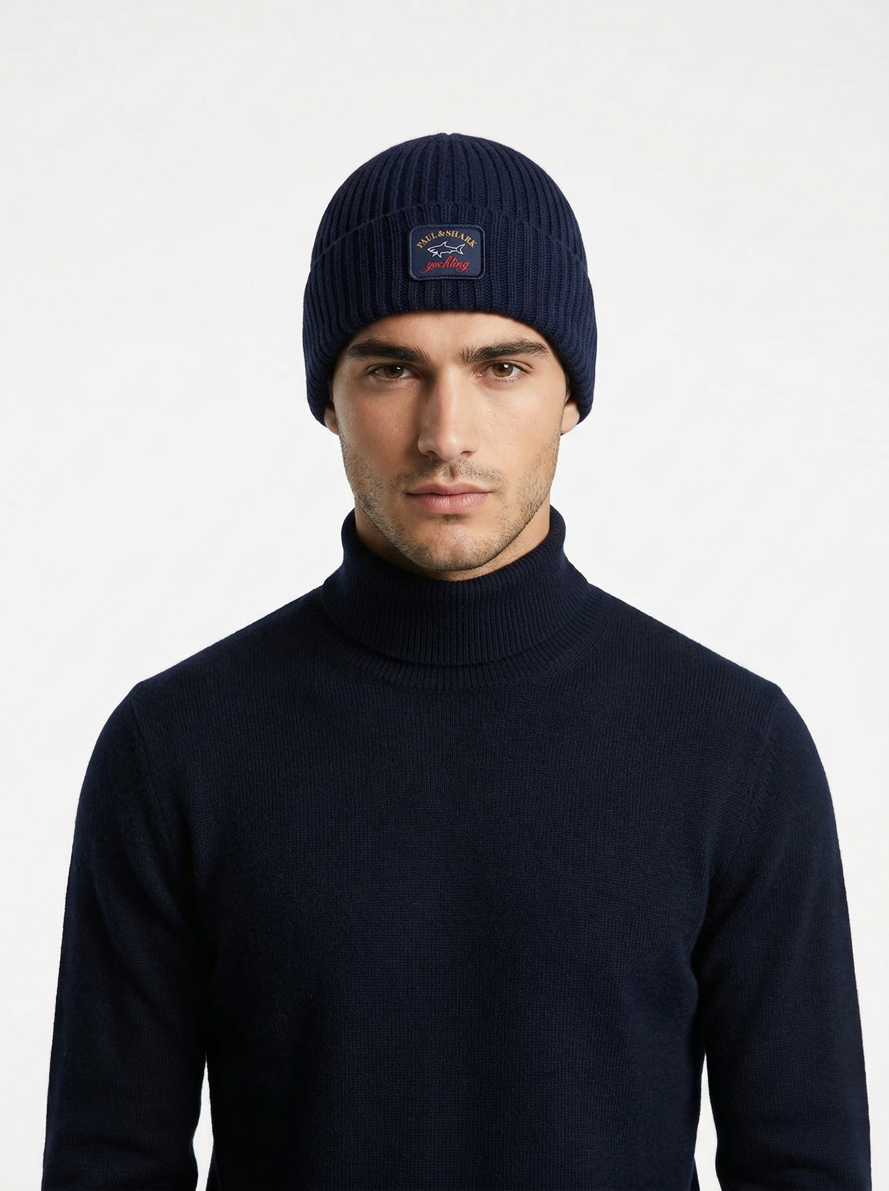 Paul & Shark Ribbed Wool Beanie