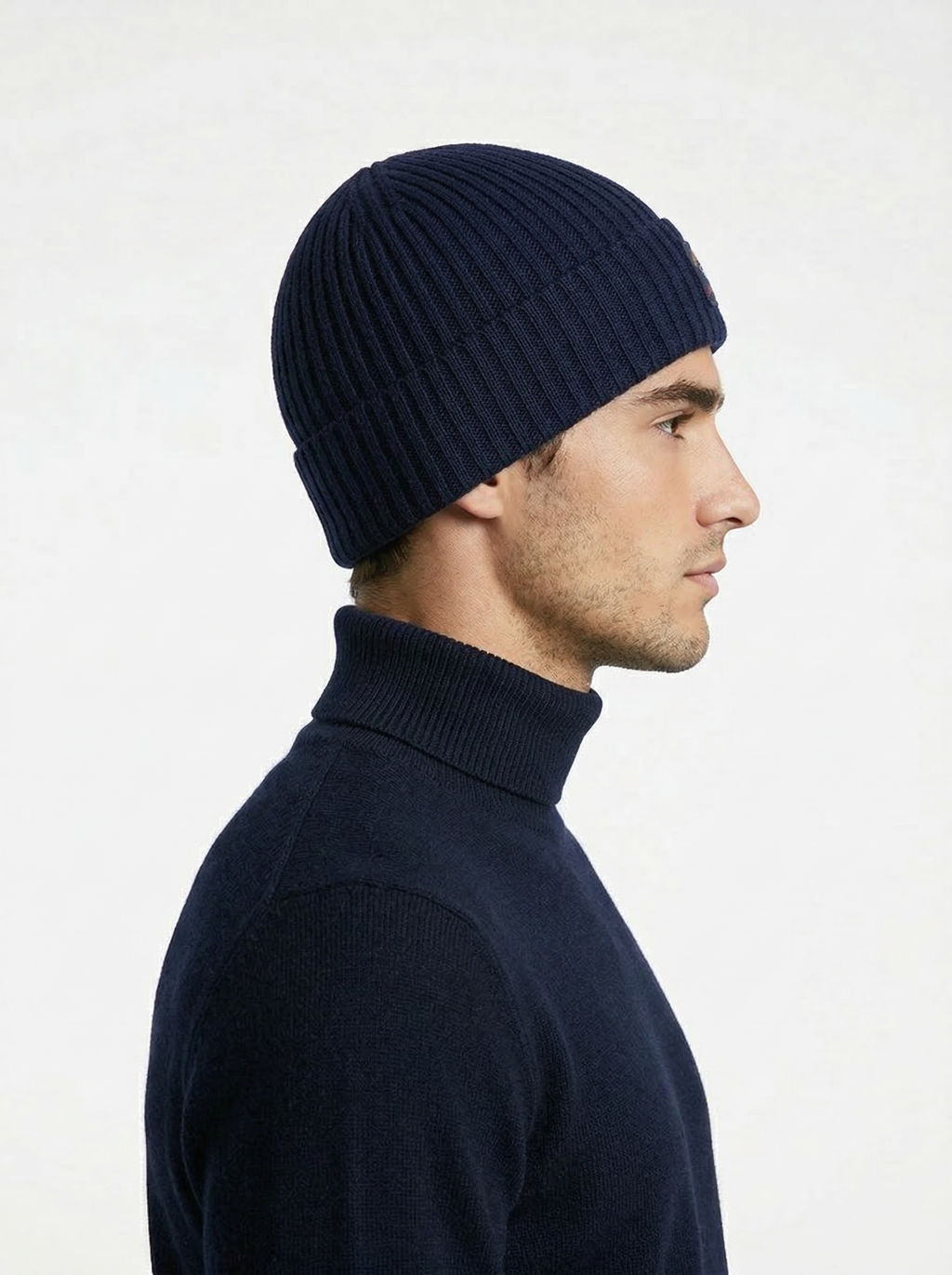 Paul & Shark Ribbed Wool Beanie