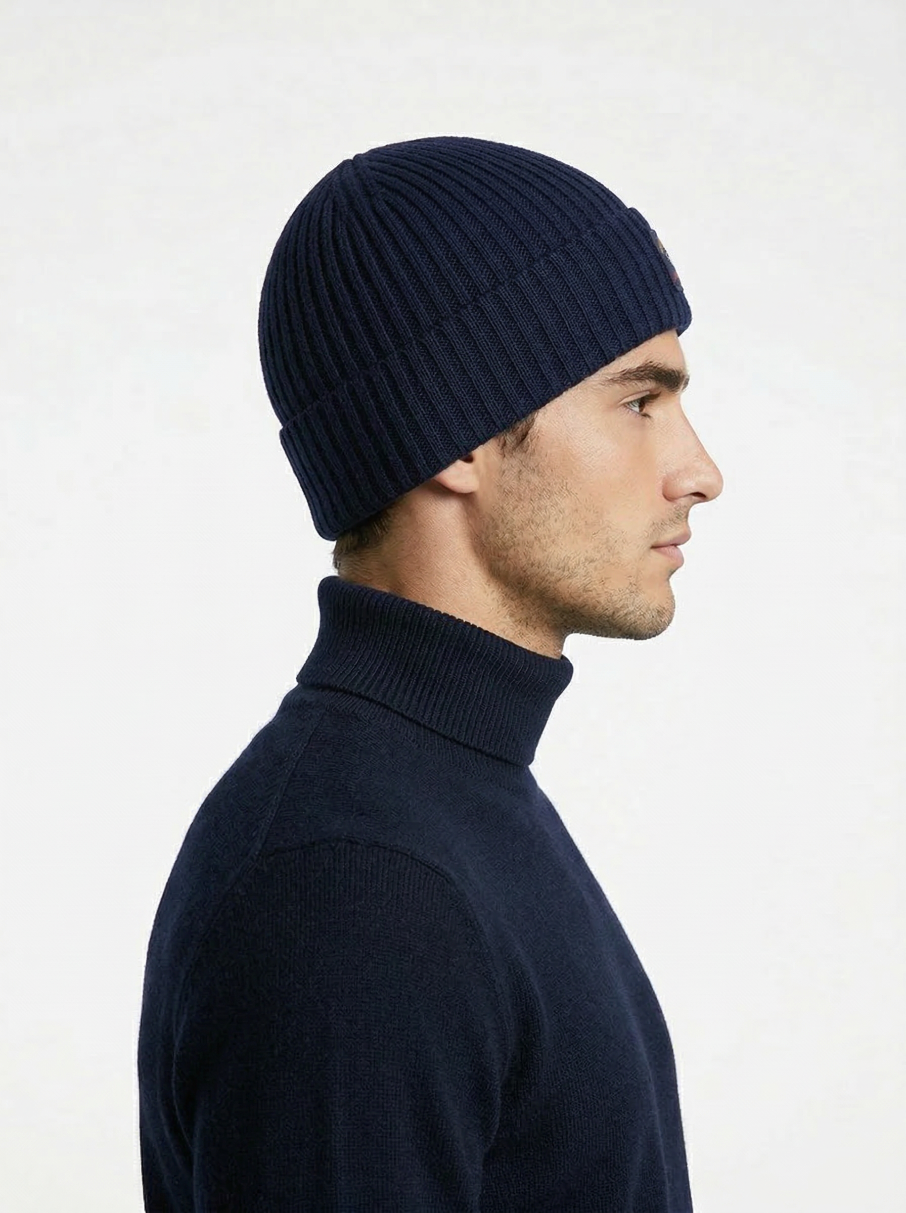 Paul & Shark Ribbed Wool Beanie