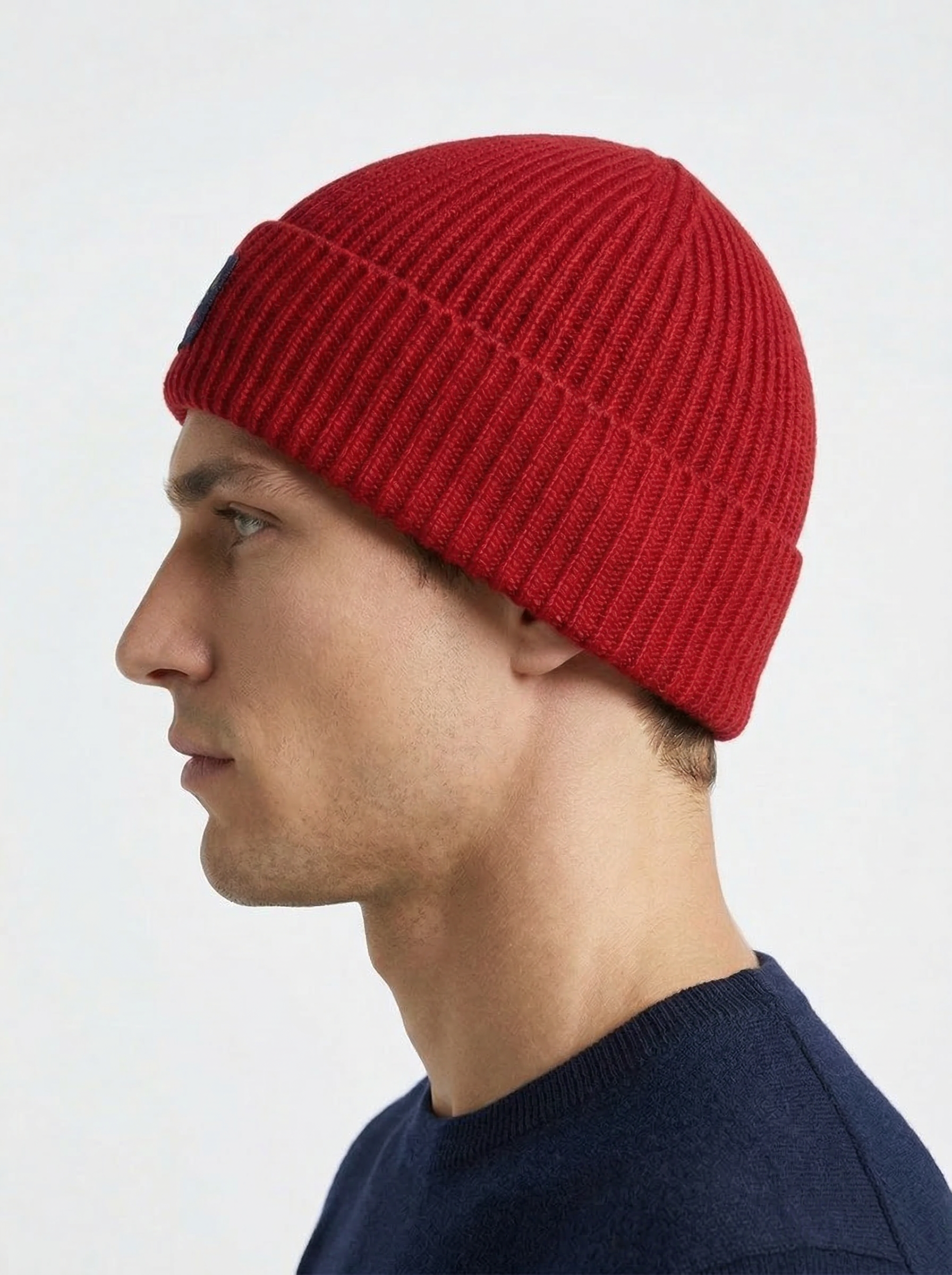 Paul & Shark Ribbed Wool Beanie