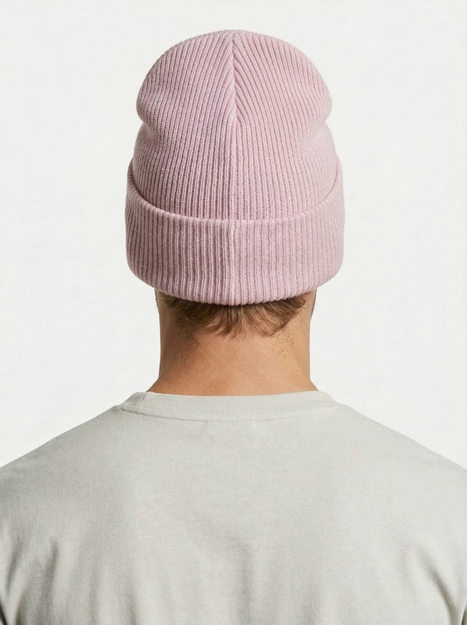 Carhartt WIP Essential Ribbed Knit Beanie with Brown Logo