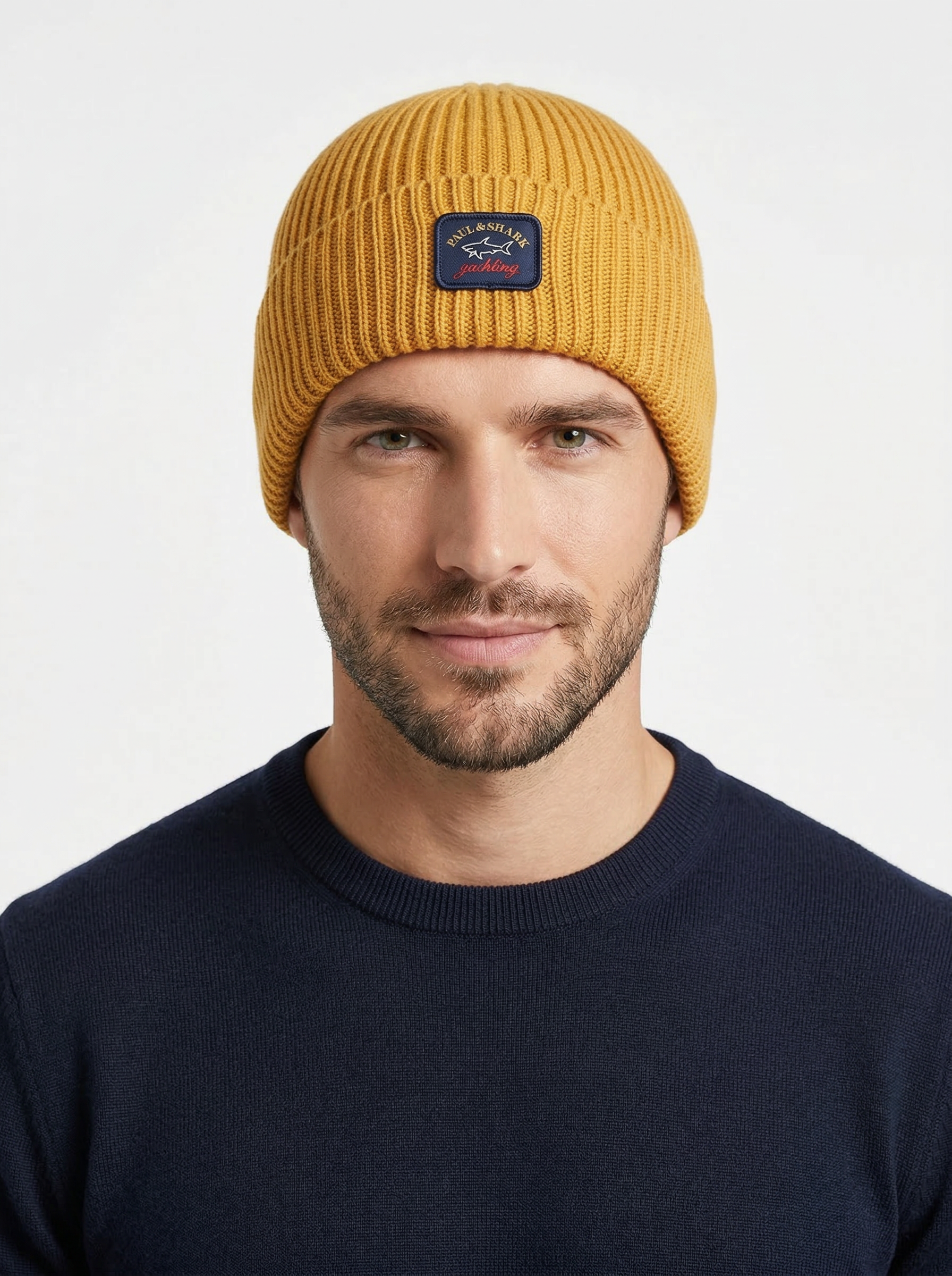 Paul & Shark Ribbed Wool Beanie
