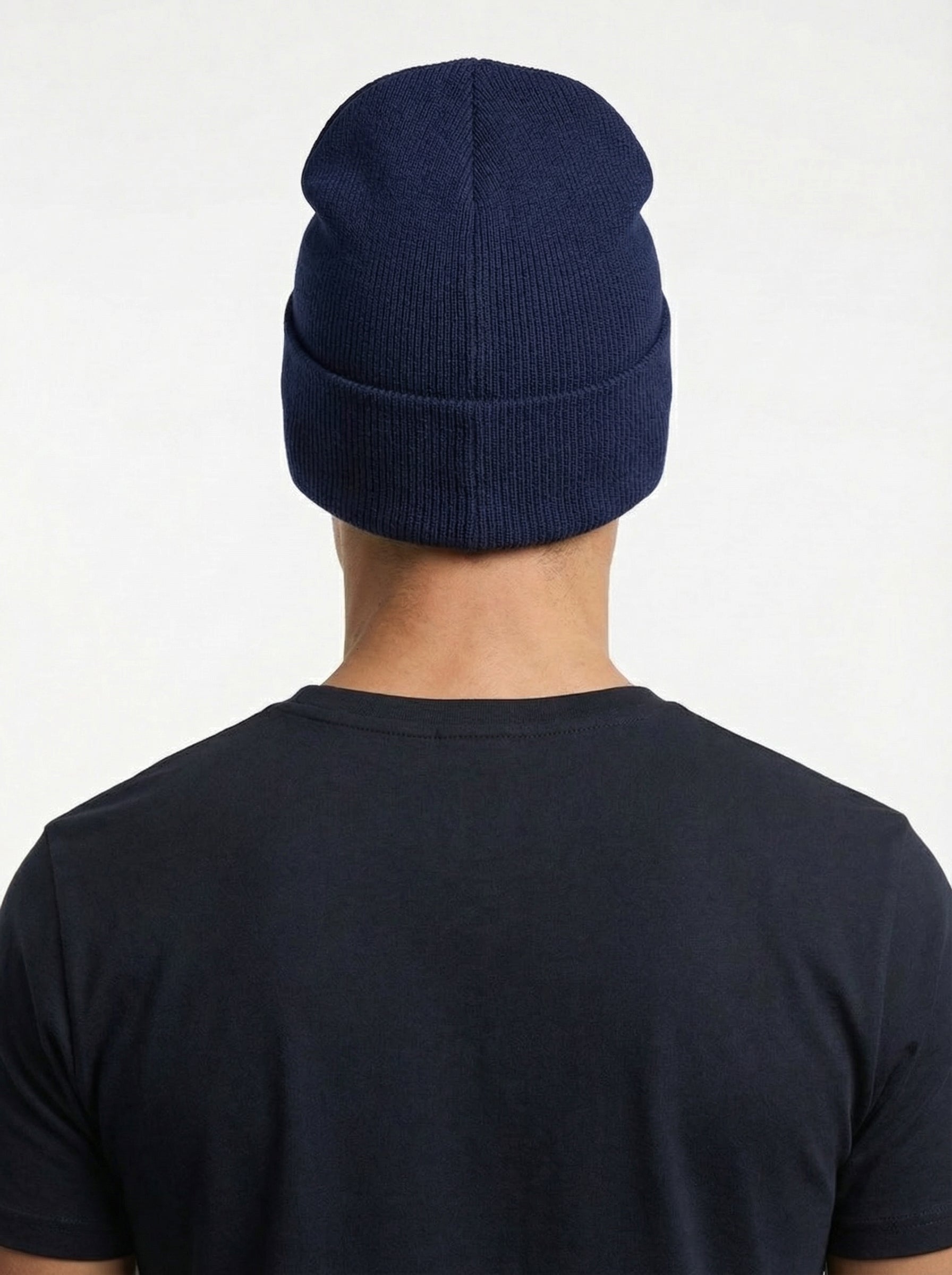 Carhartt WIP Essential Ribbed Knit Beanie with Brown Logo