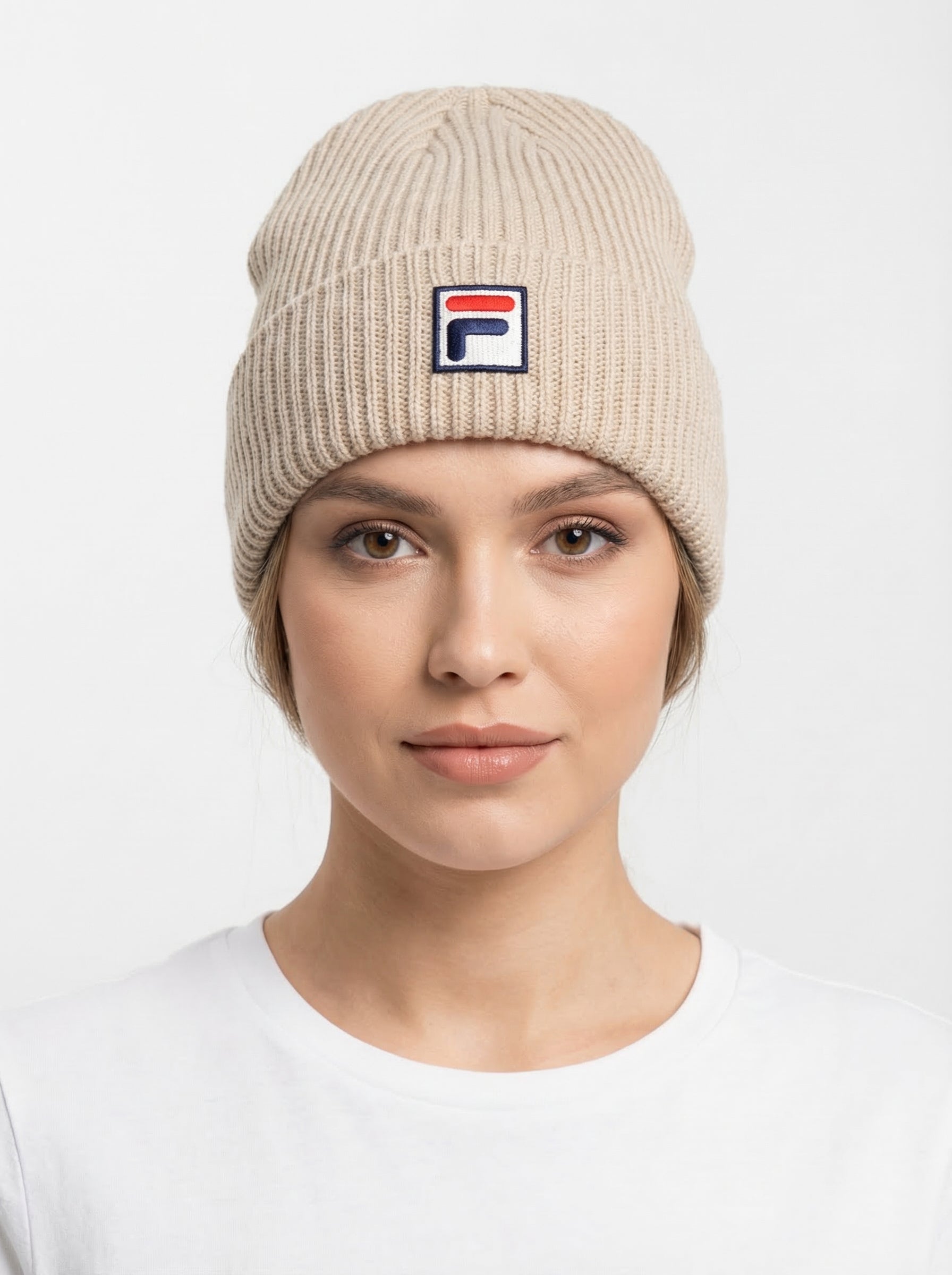 Fila Vintage Ribbed Knit Beanie