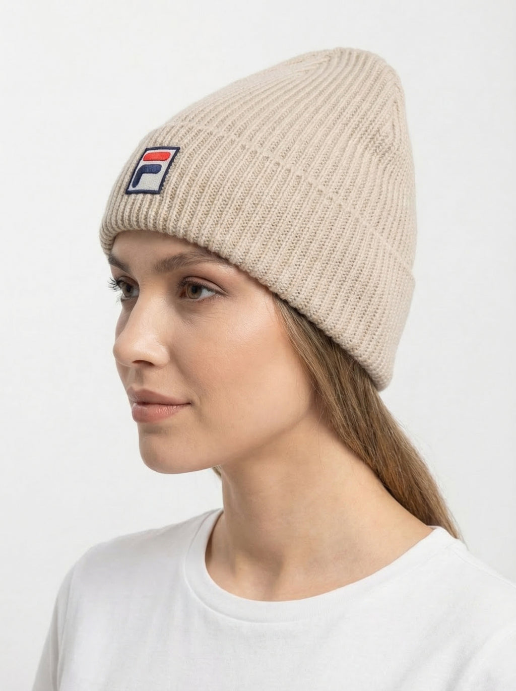 Fila Vintage Ribbed Knit Beanie