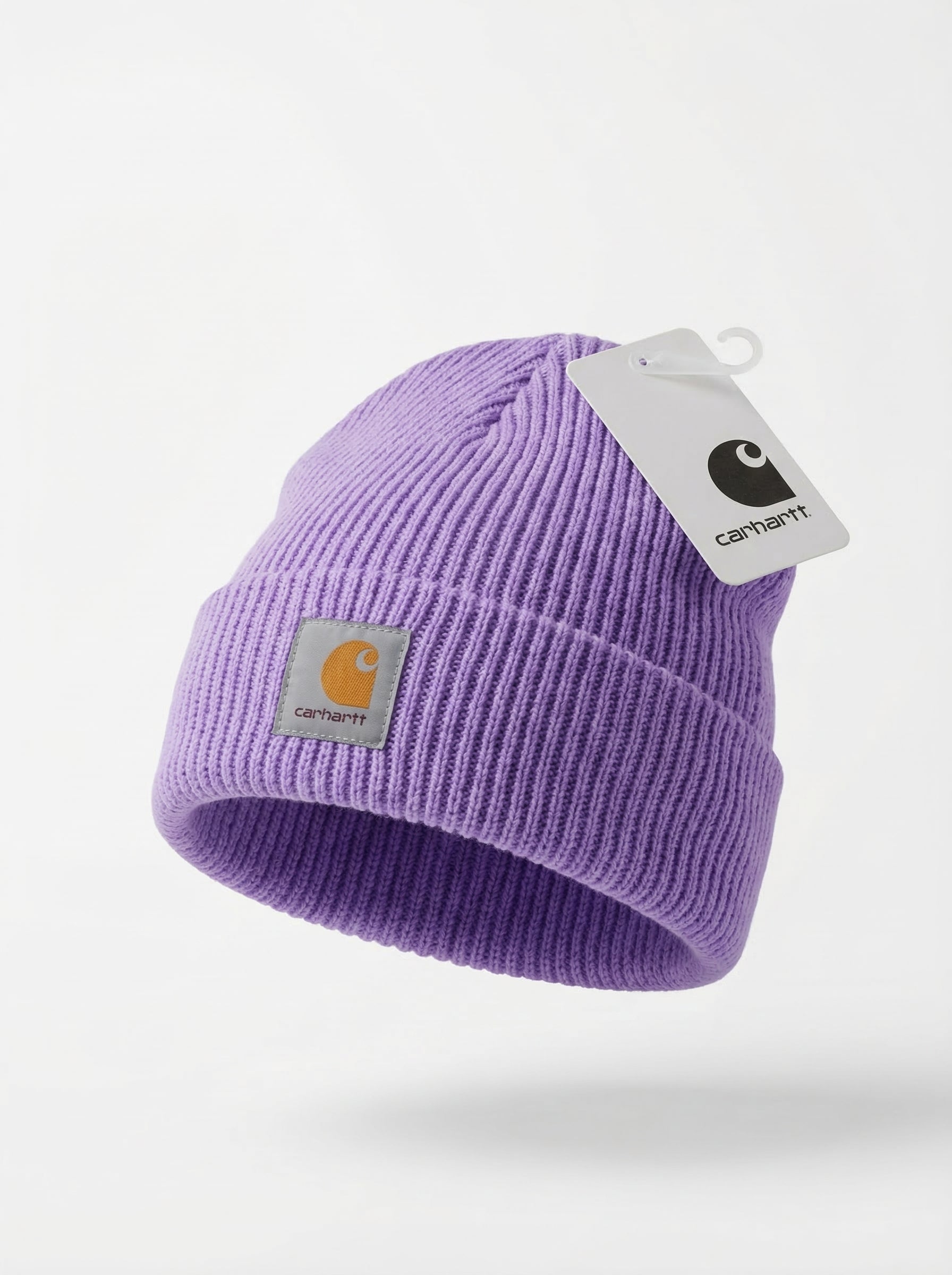 Carhartt Knit Beanie with Grey Logo Patch