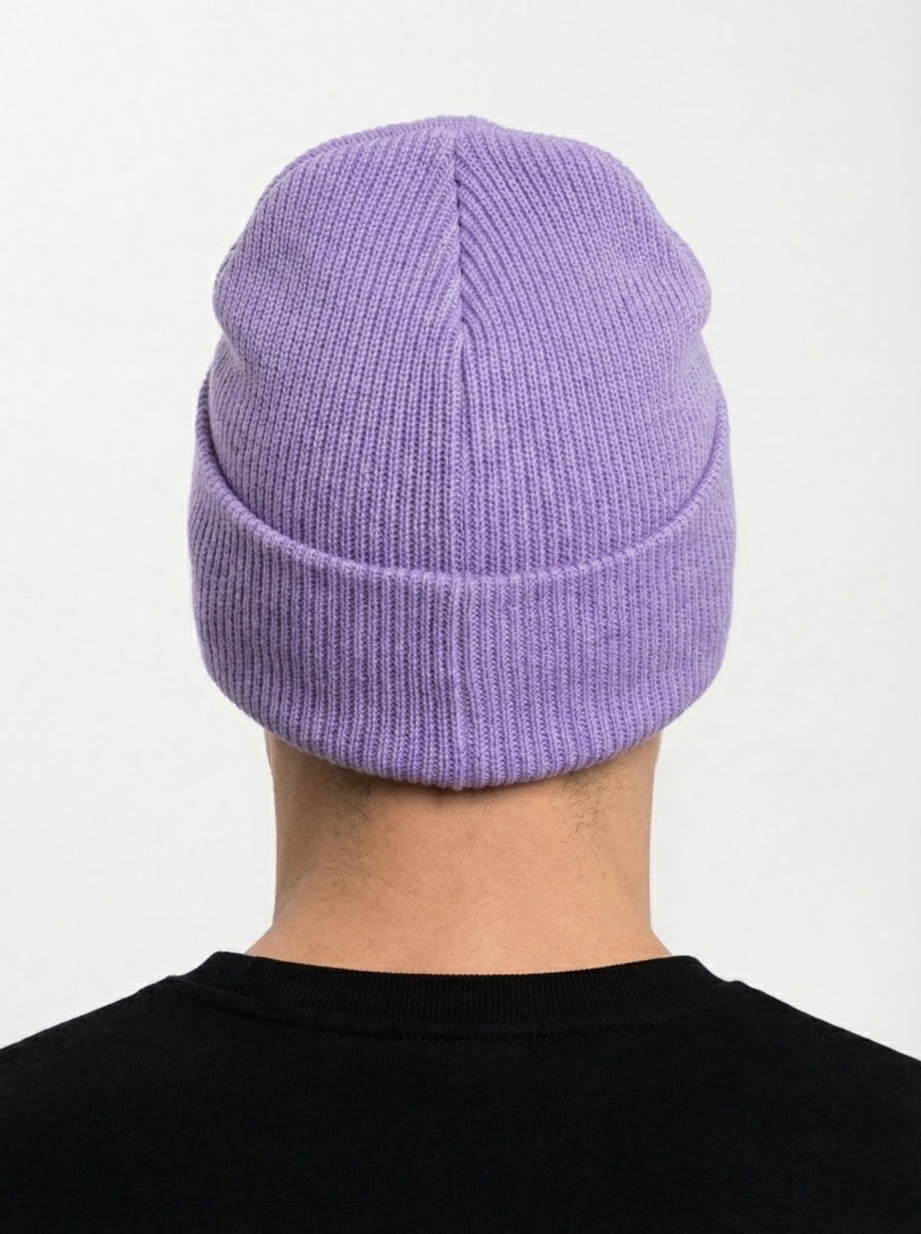 Carhartt WIP Essential Ribbed Knit Beanie with Brown Logo