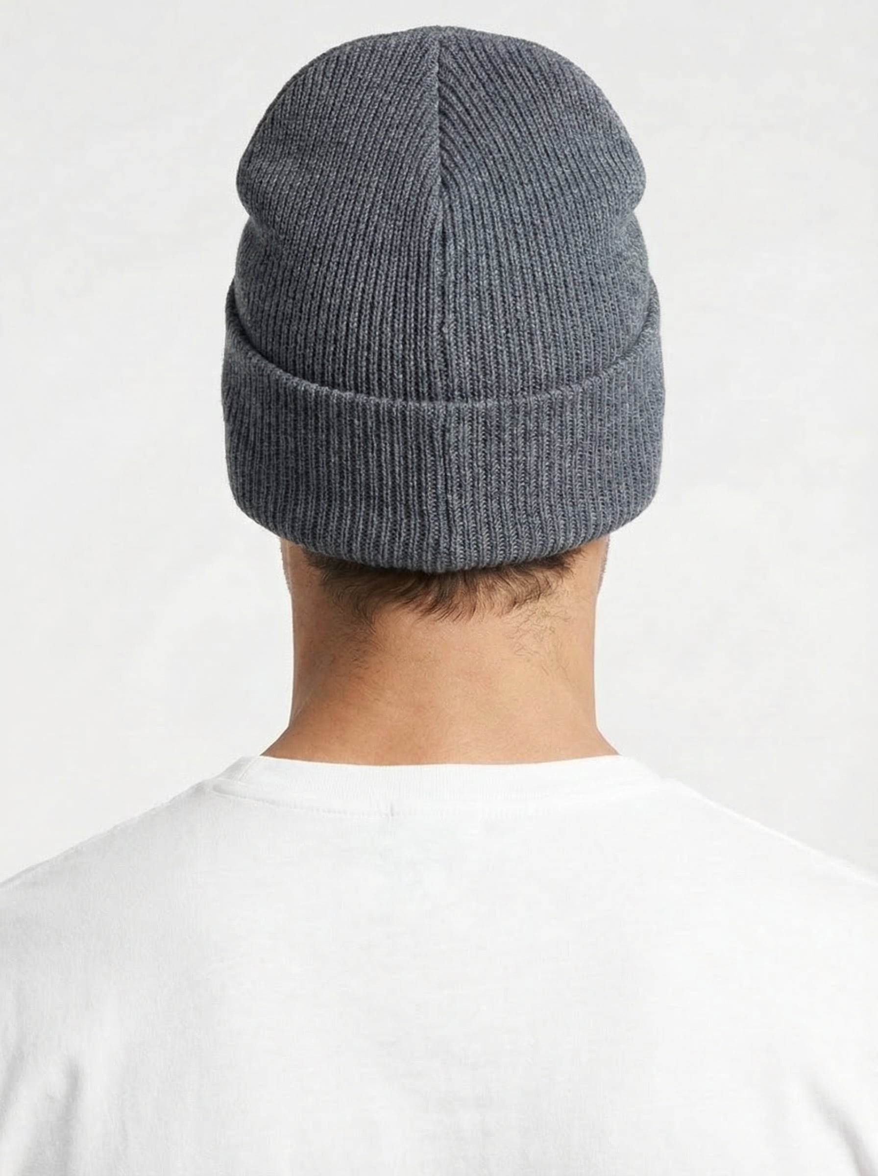 Carhartt WIP Essential Ribbed Knit Beanie with Brown Logo
