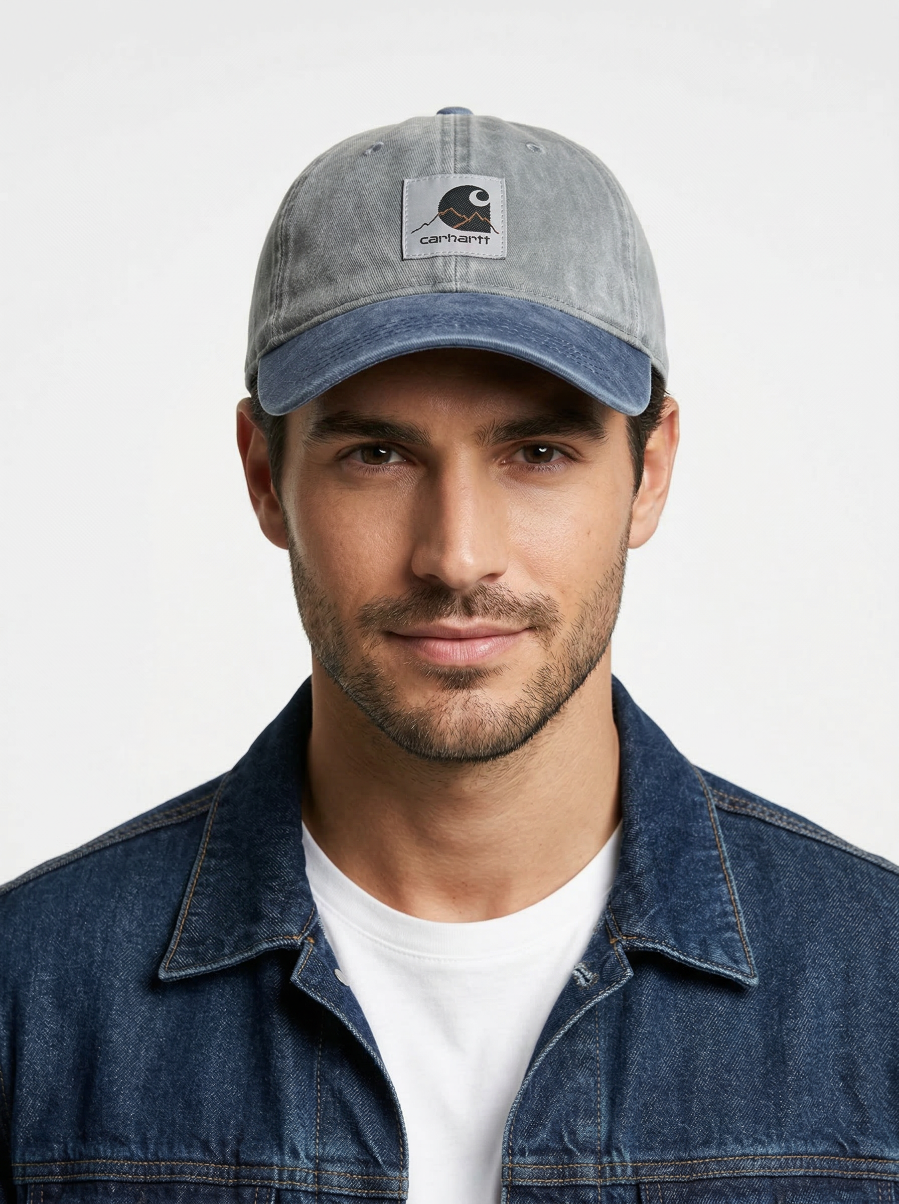 Carhartt WIP Mountain Patch Grey Logo Cap