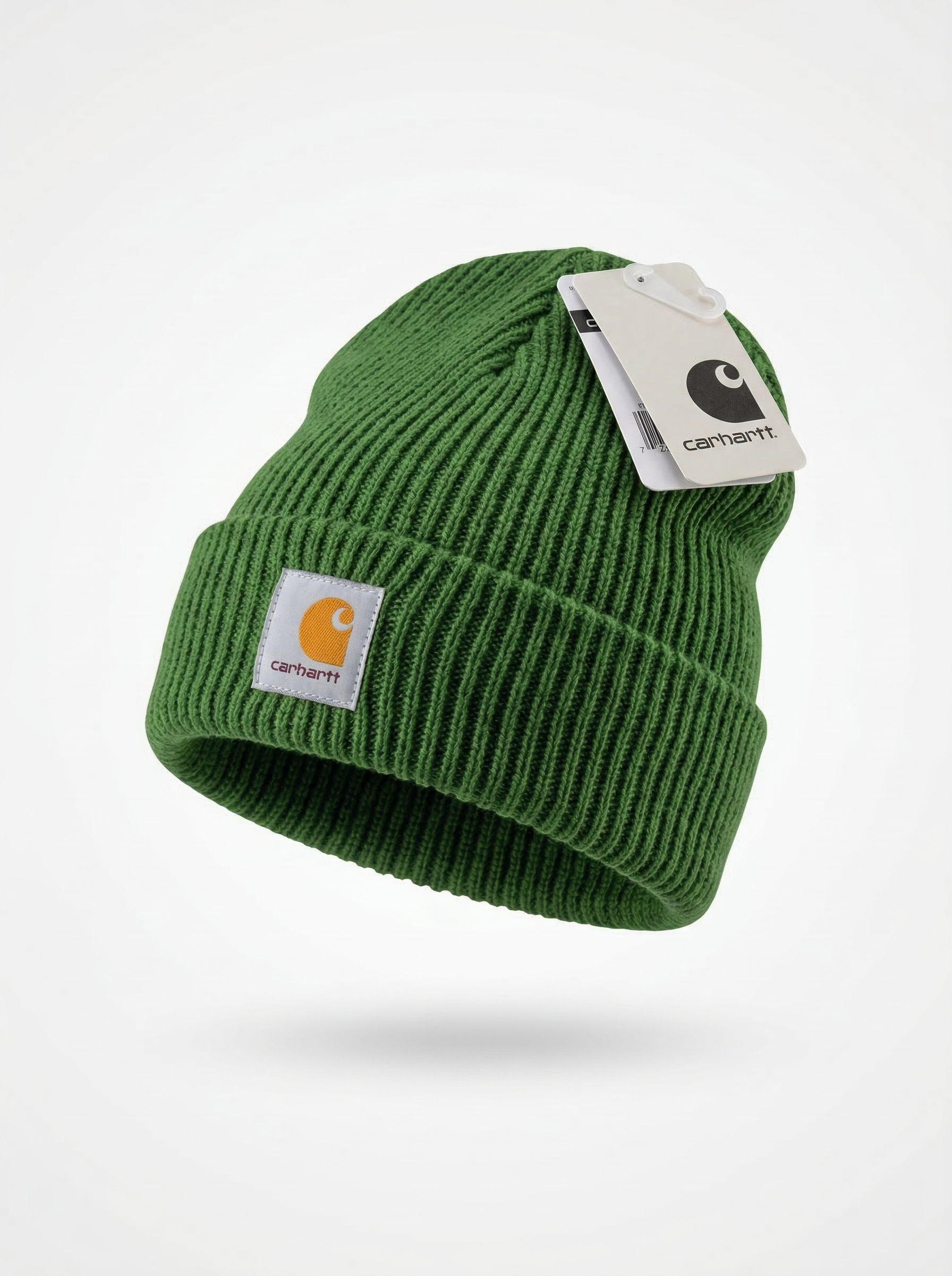 Carhartt Knit Beanie with Grey Logo Patch