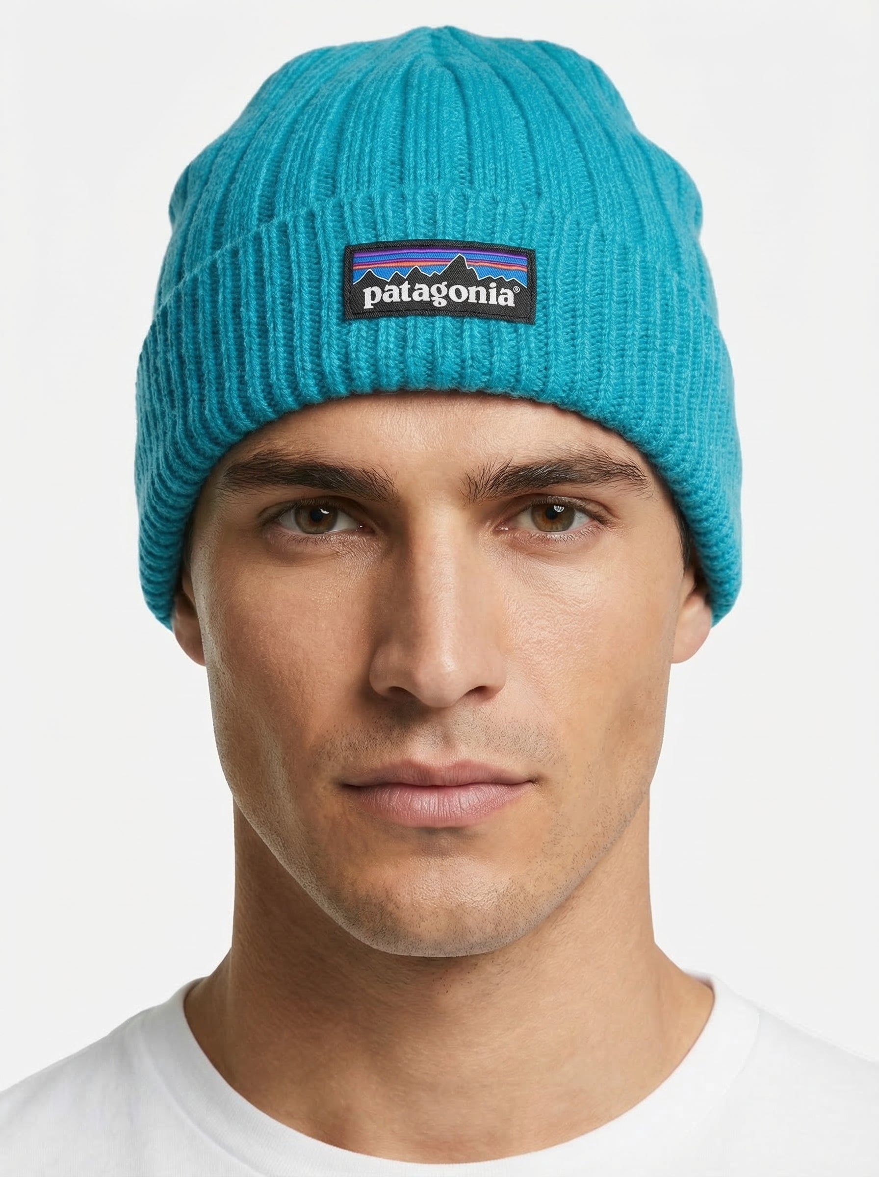 Patagonia P-6 Logo Chunky Knit Beanie