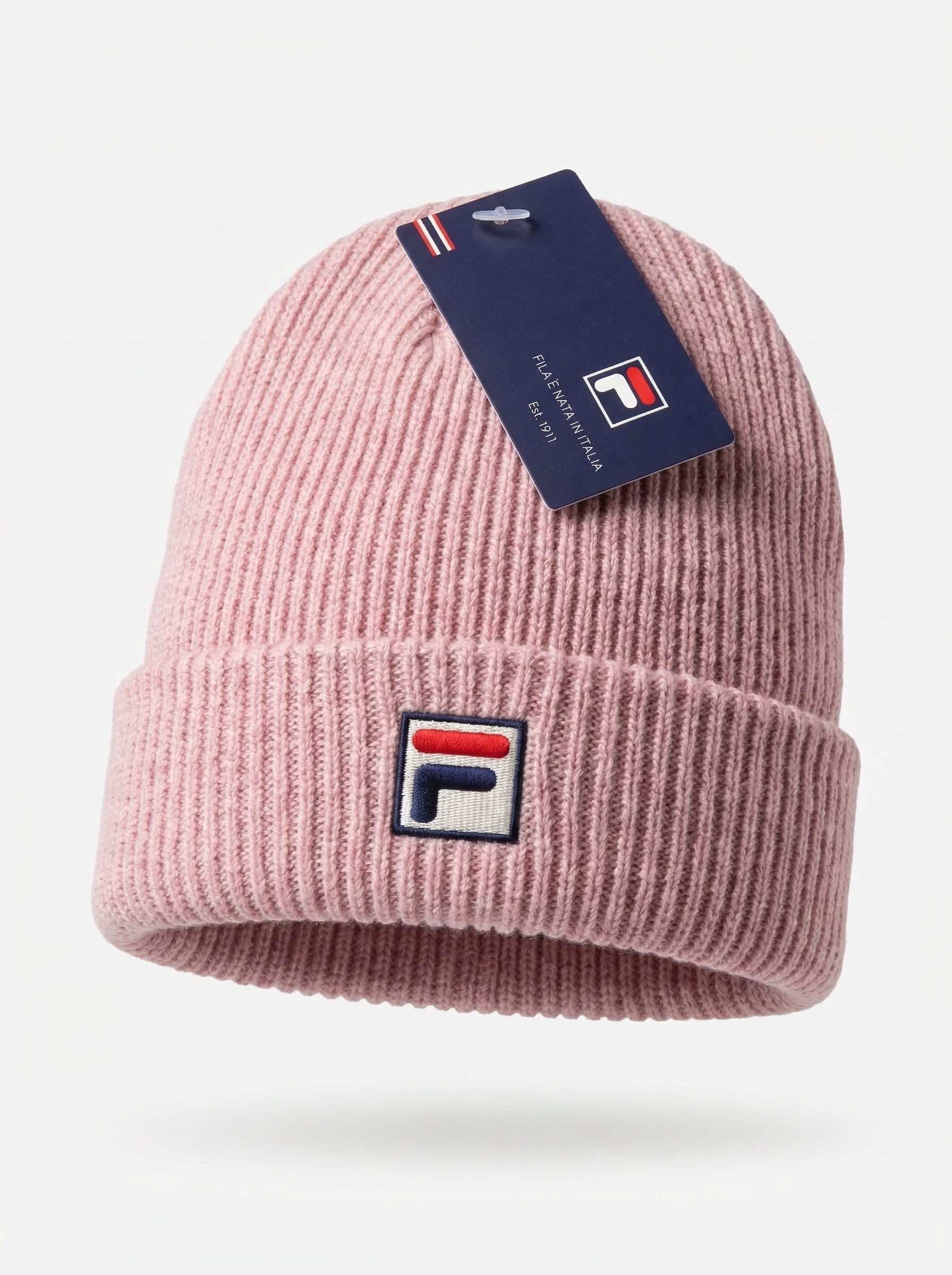 Fila Vintage Ribbed Knit Beanie