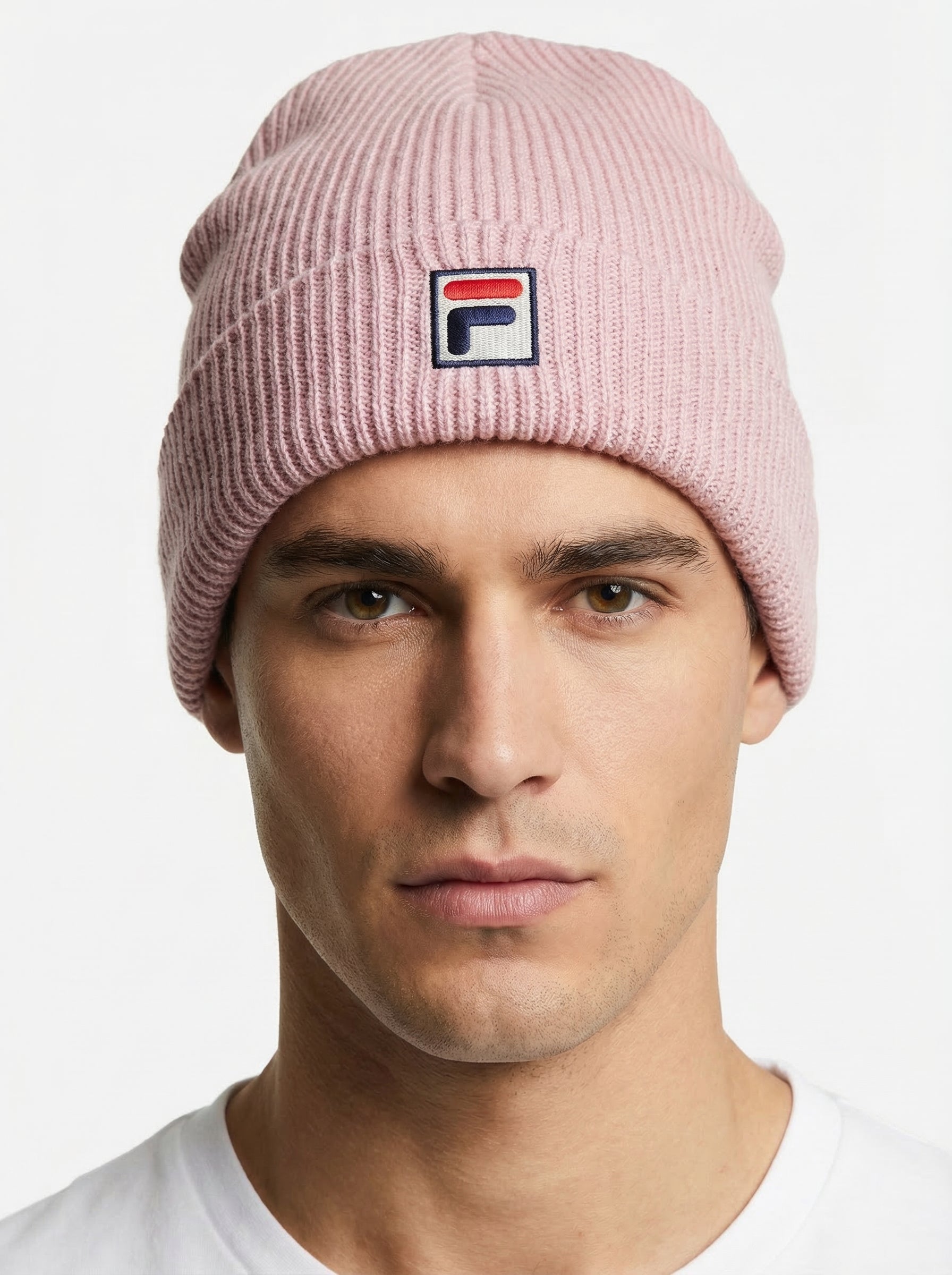 Fila Vintage Ribbed Knit Beanie