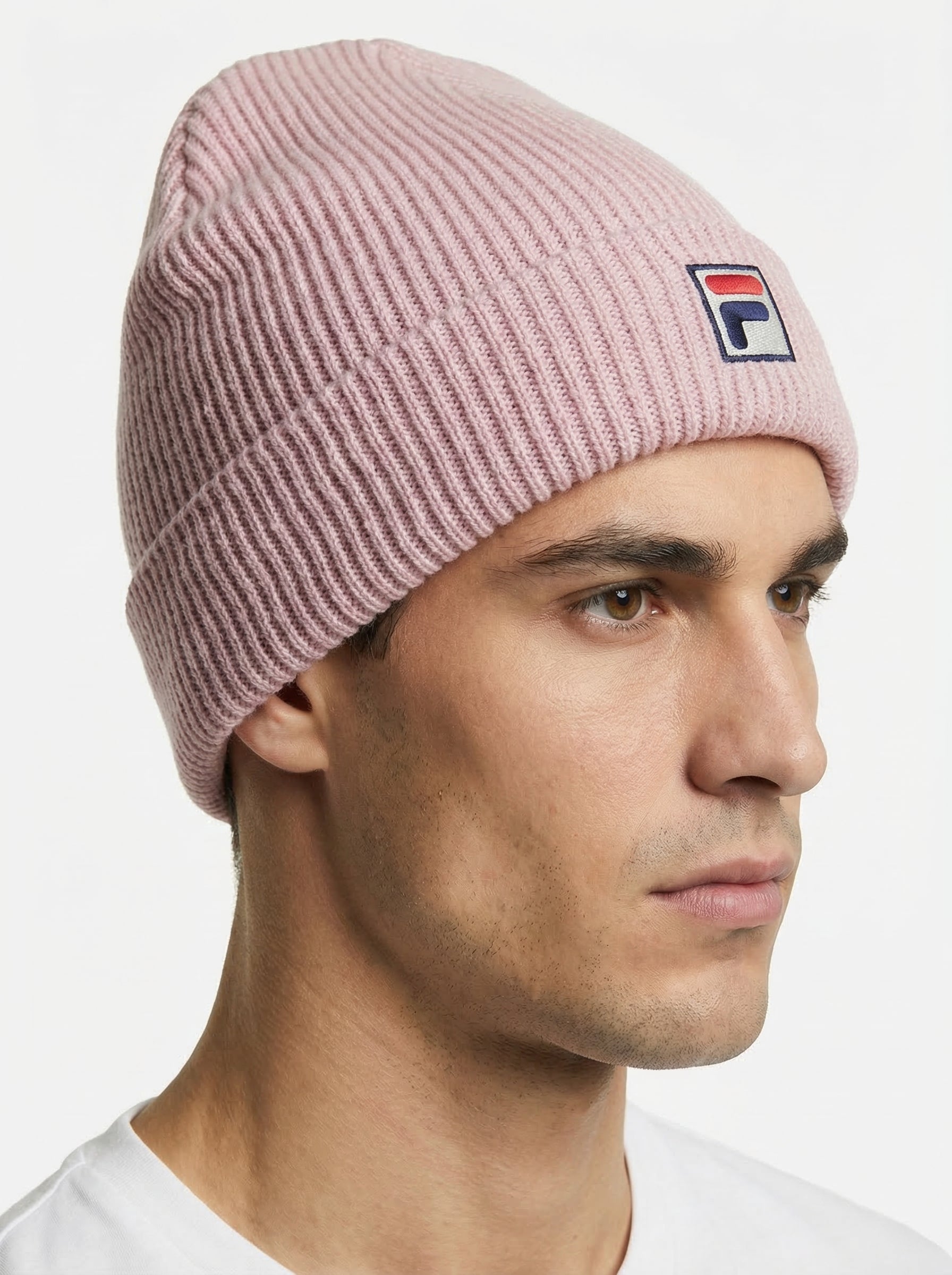 Fila Vintage Ribbed Knit Beanie