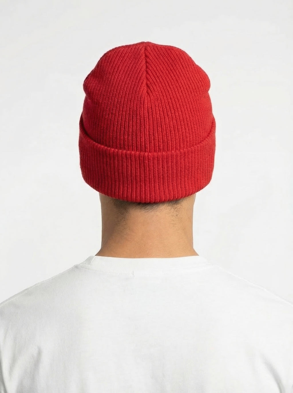 Carhartt WIP Essential Ribbed Knit Beanie with Brown Logo