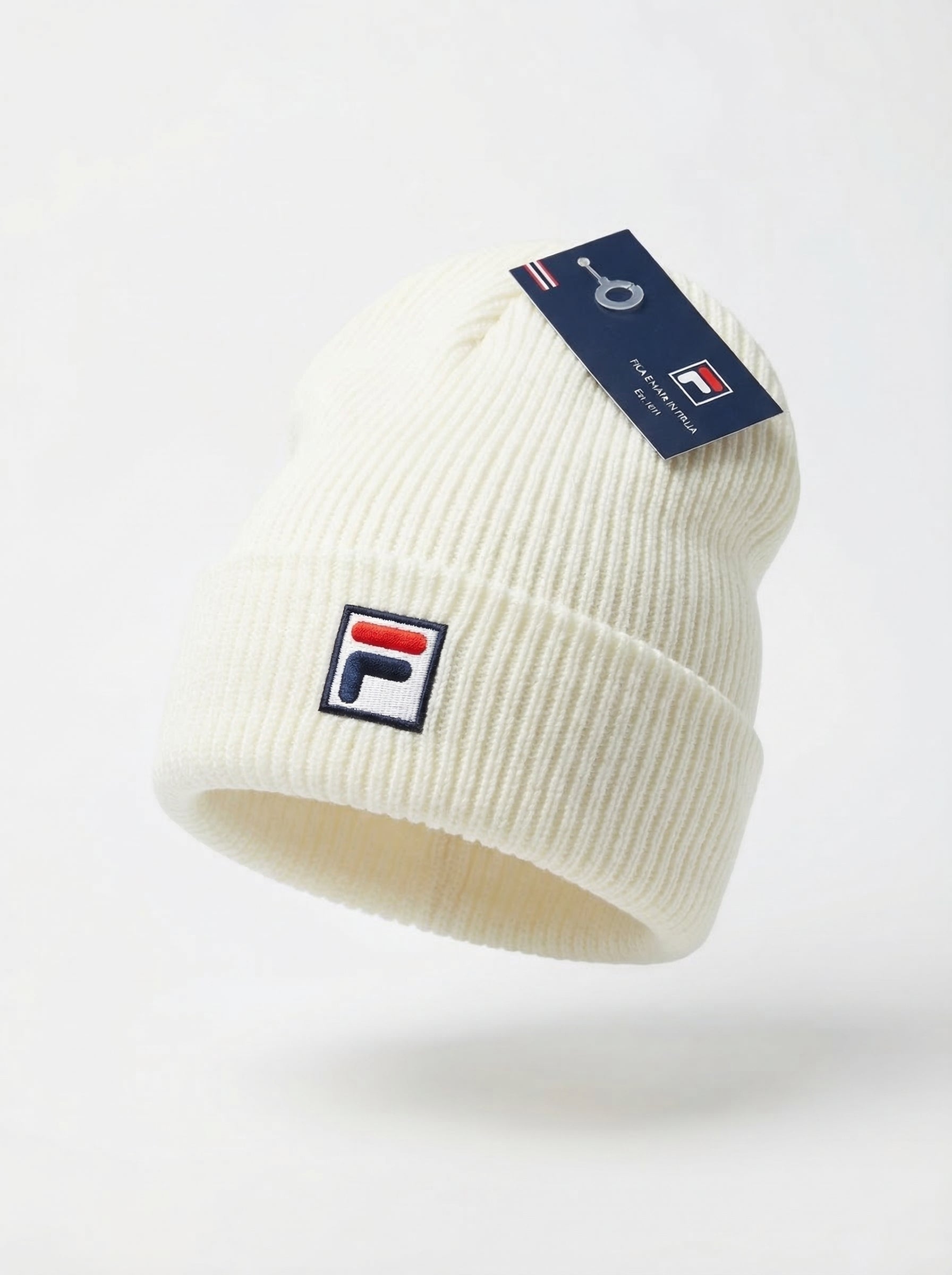 Fila Vintage Ribbed Knit Beanie