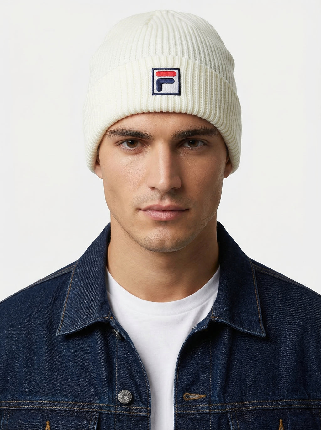 Fila Vintage Ribbed Knit Beanie